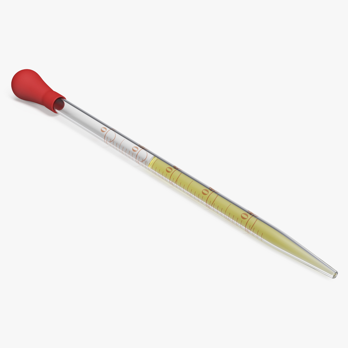 Pipette with Yellow Liquid