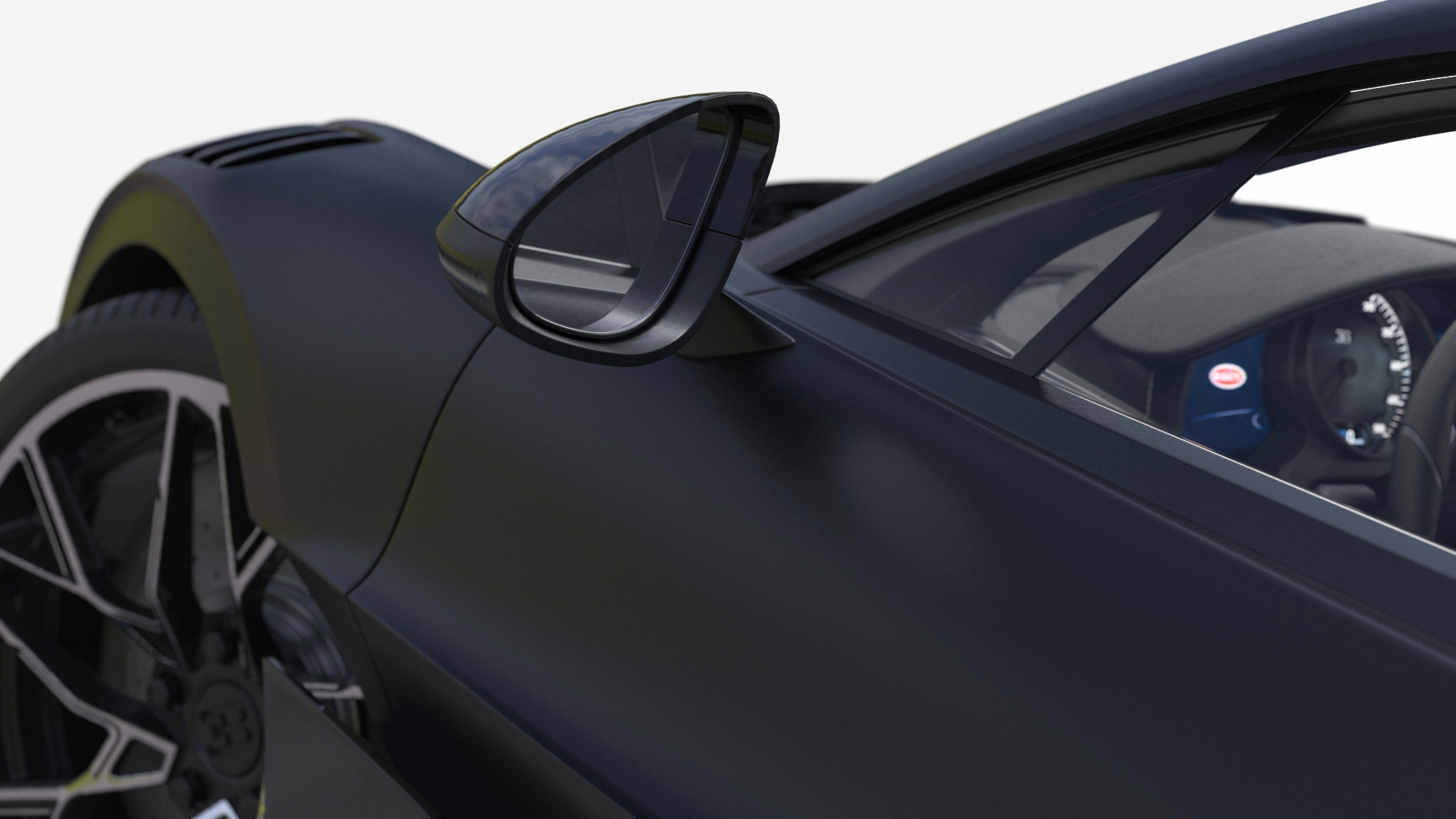 3D model Bugatti Divo Black Rigged