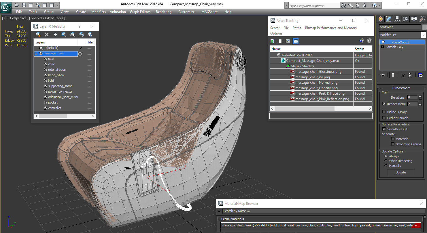 3D Compact Massage Chair