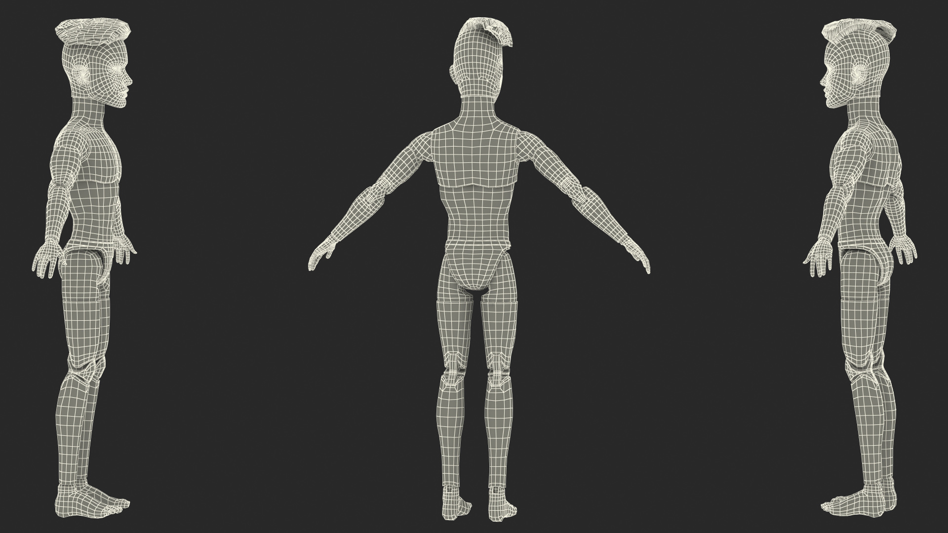 Barbie Ken GTD90 T-pose Fur 3D