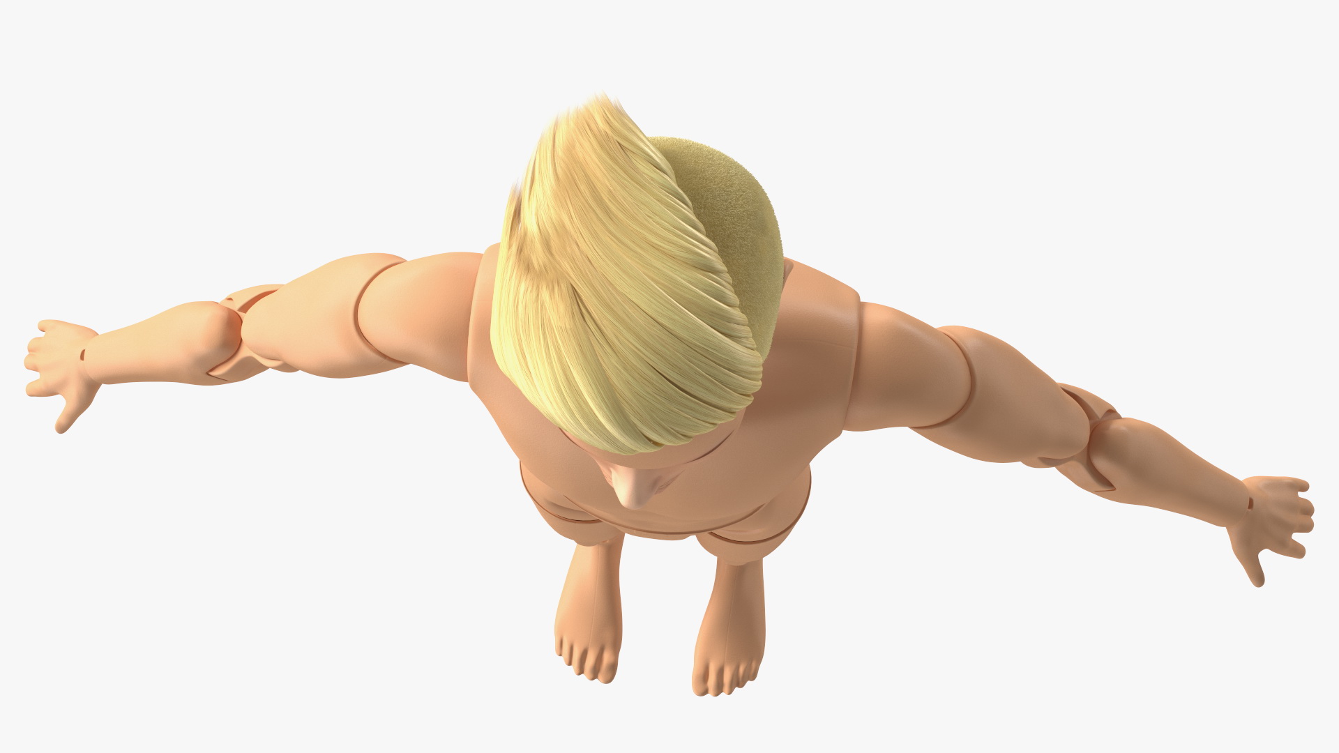 Barbie Ken GTD90 T-pose Fur 3D