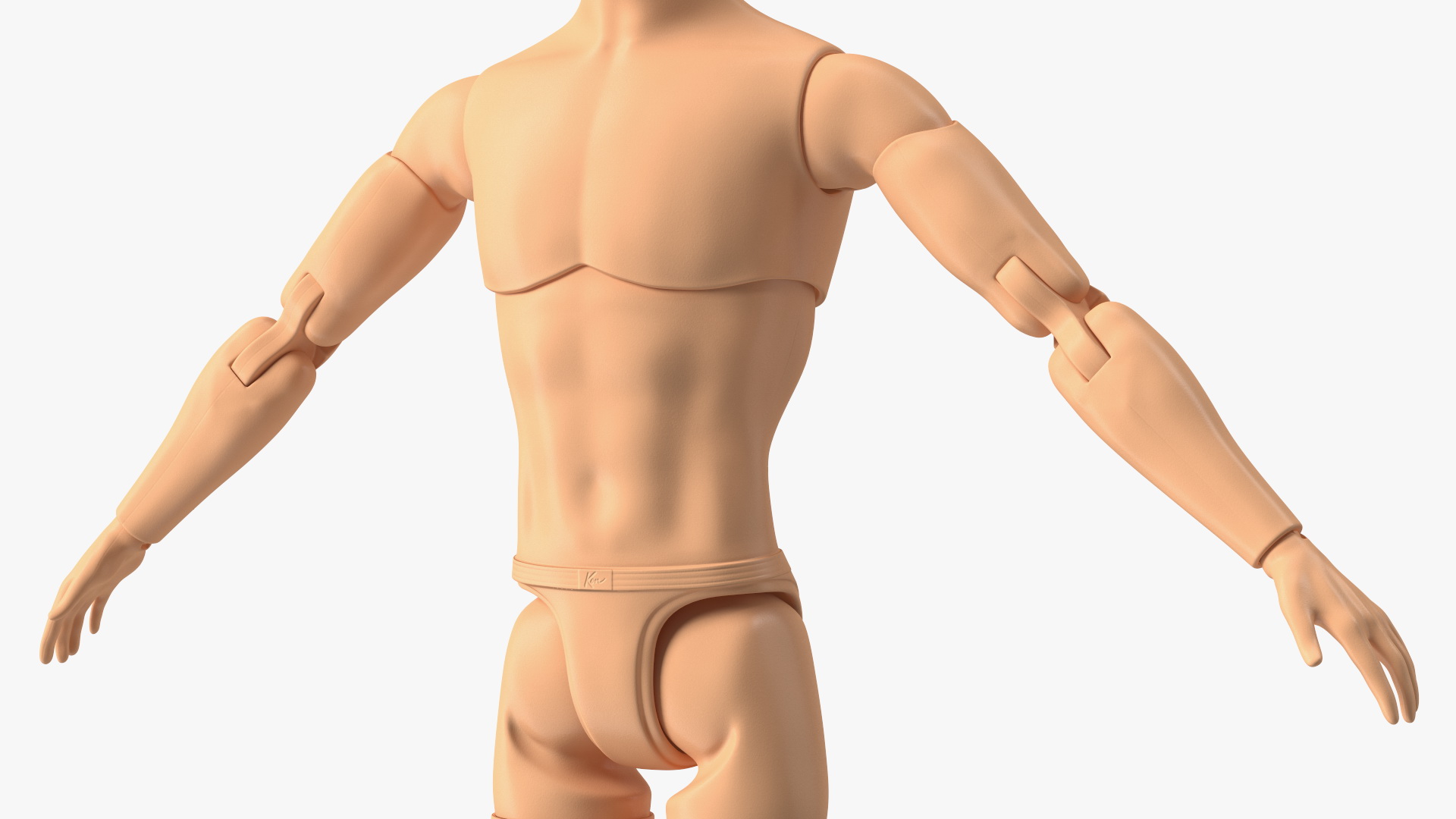 Barbie Ken GTD90 T-pose Fur 3D