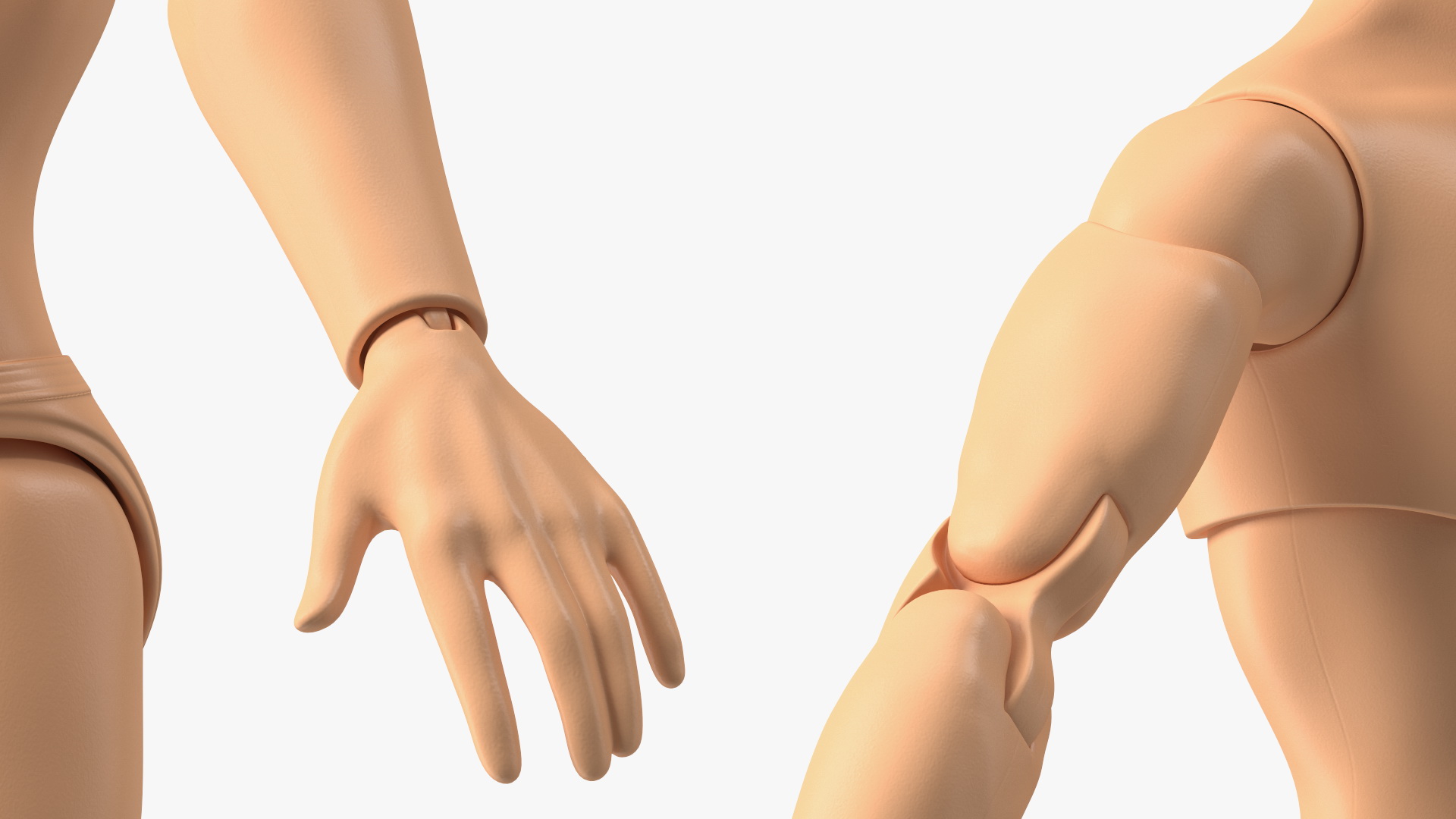 Barbie Ken GTD90 T-pose Fur 3D