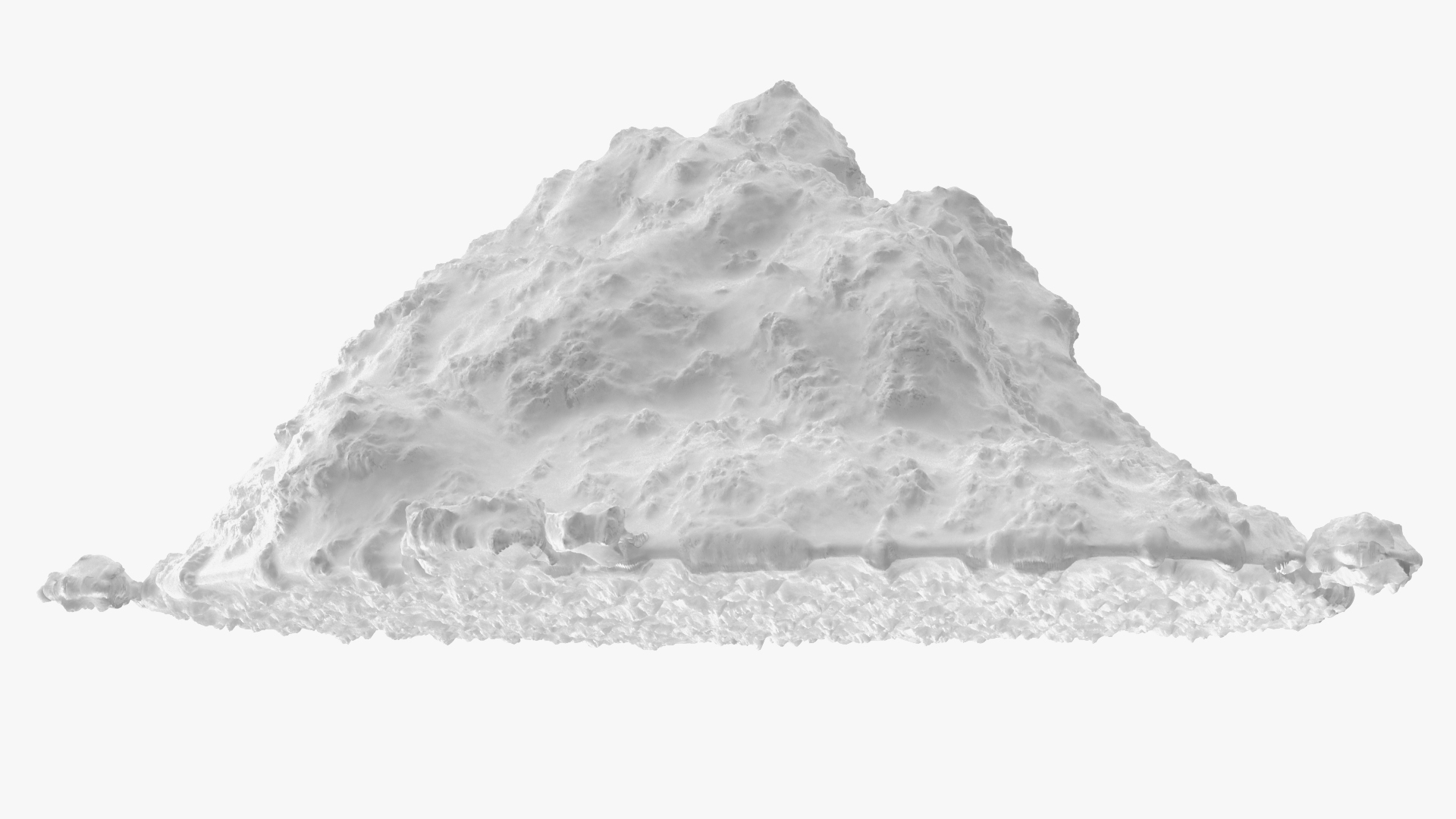 3D Snow Pile Set model