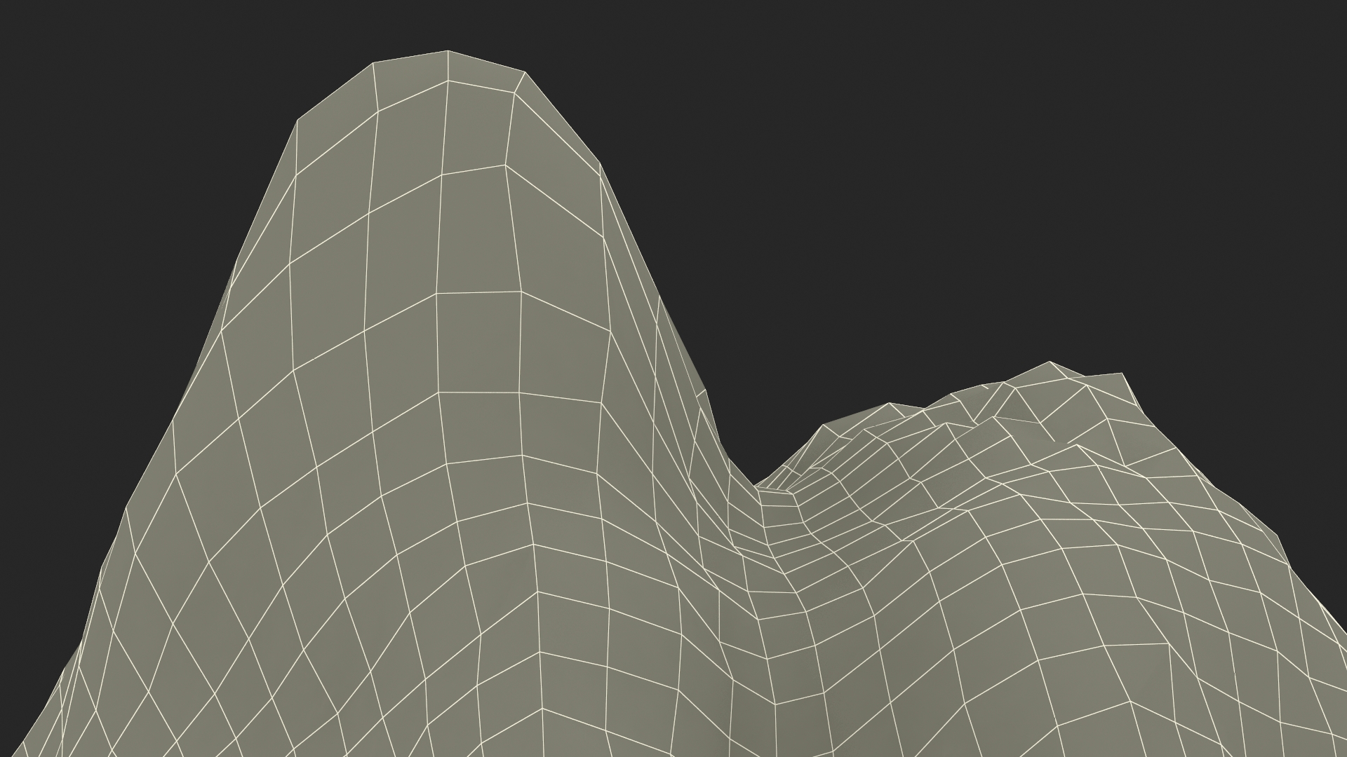 3D Snow Pile Set model