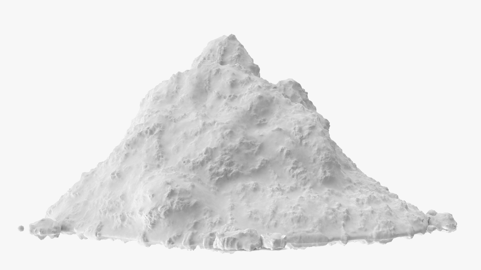 3D Snow Pile Set model