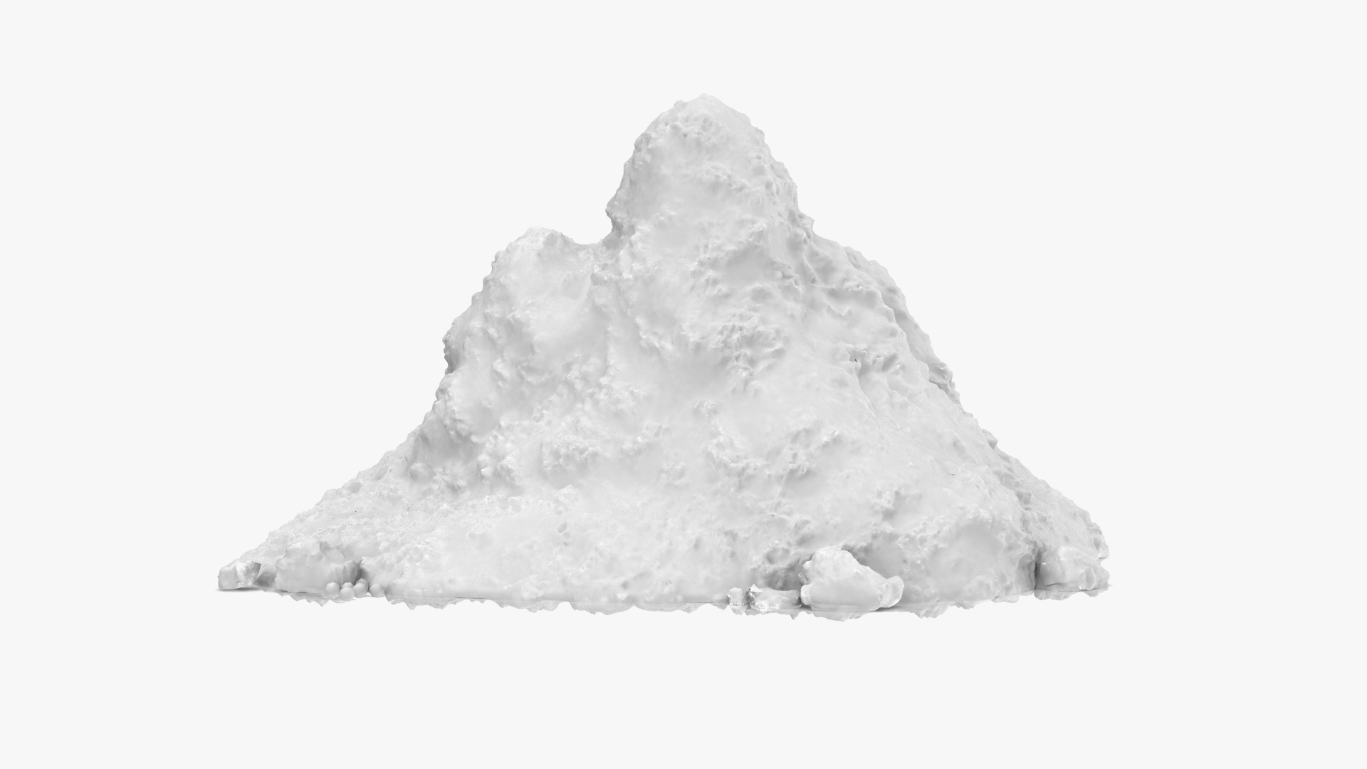 3D Snow Pile Set model