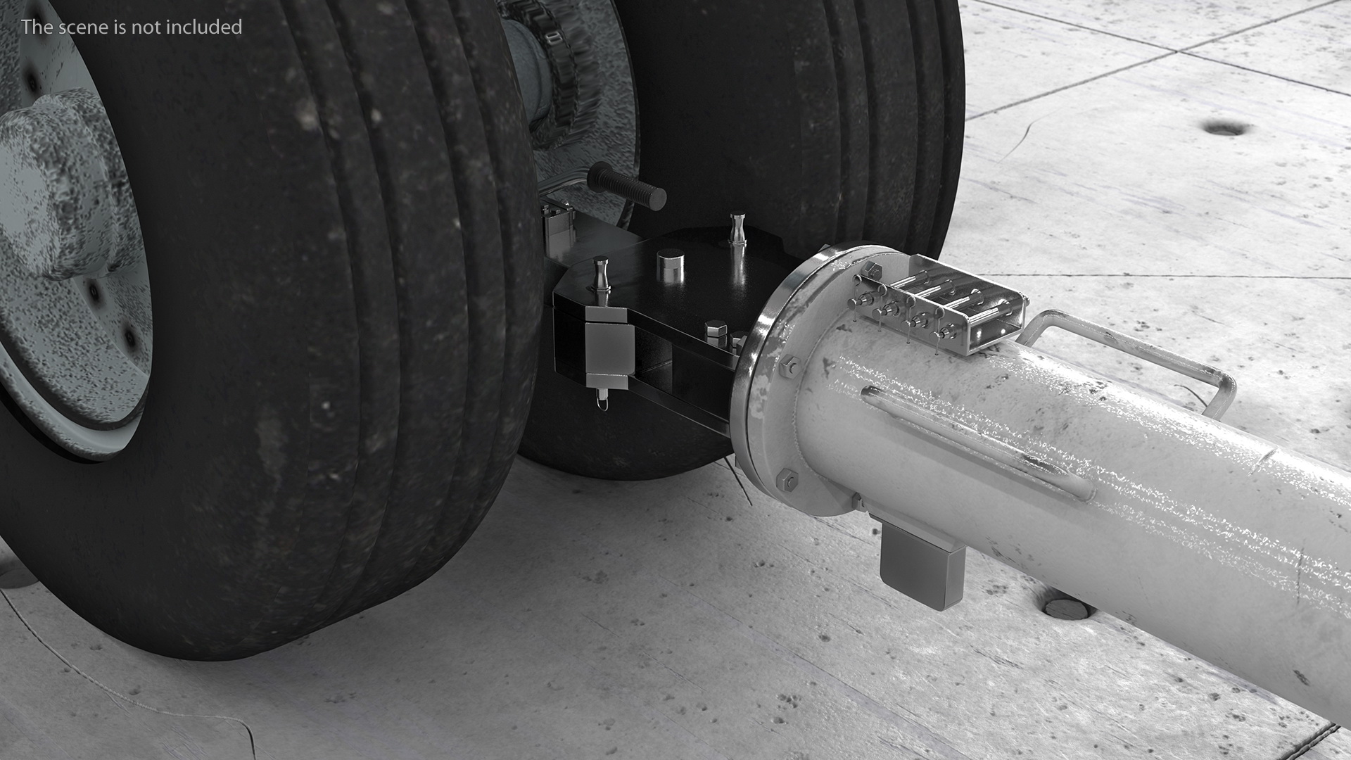 3D model Aircraft Towbar