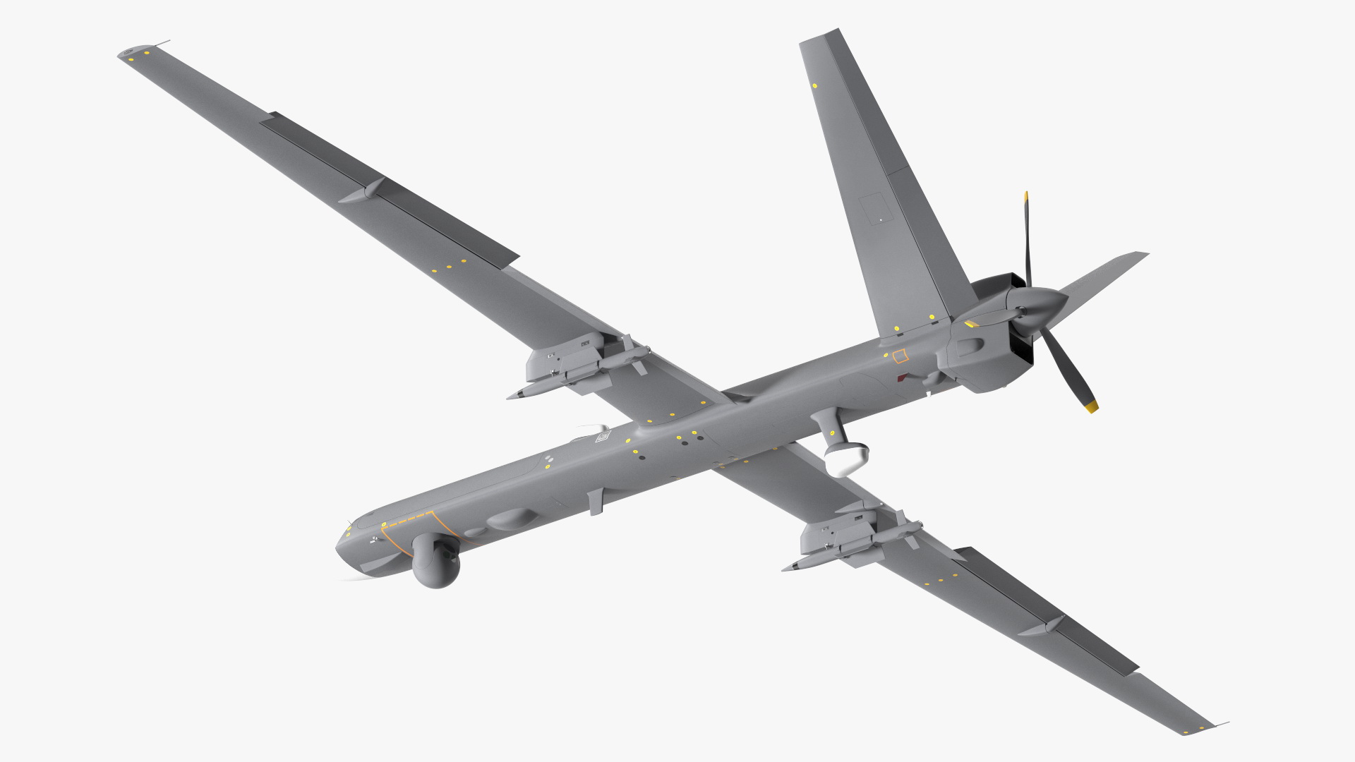 Unmanned Combat Aerial Vehicle Rigged 3D