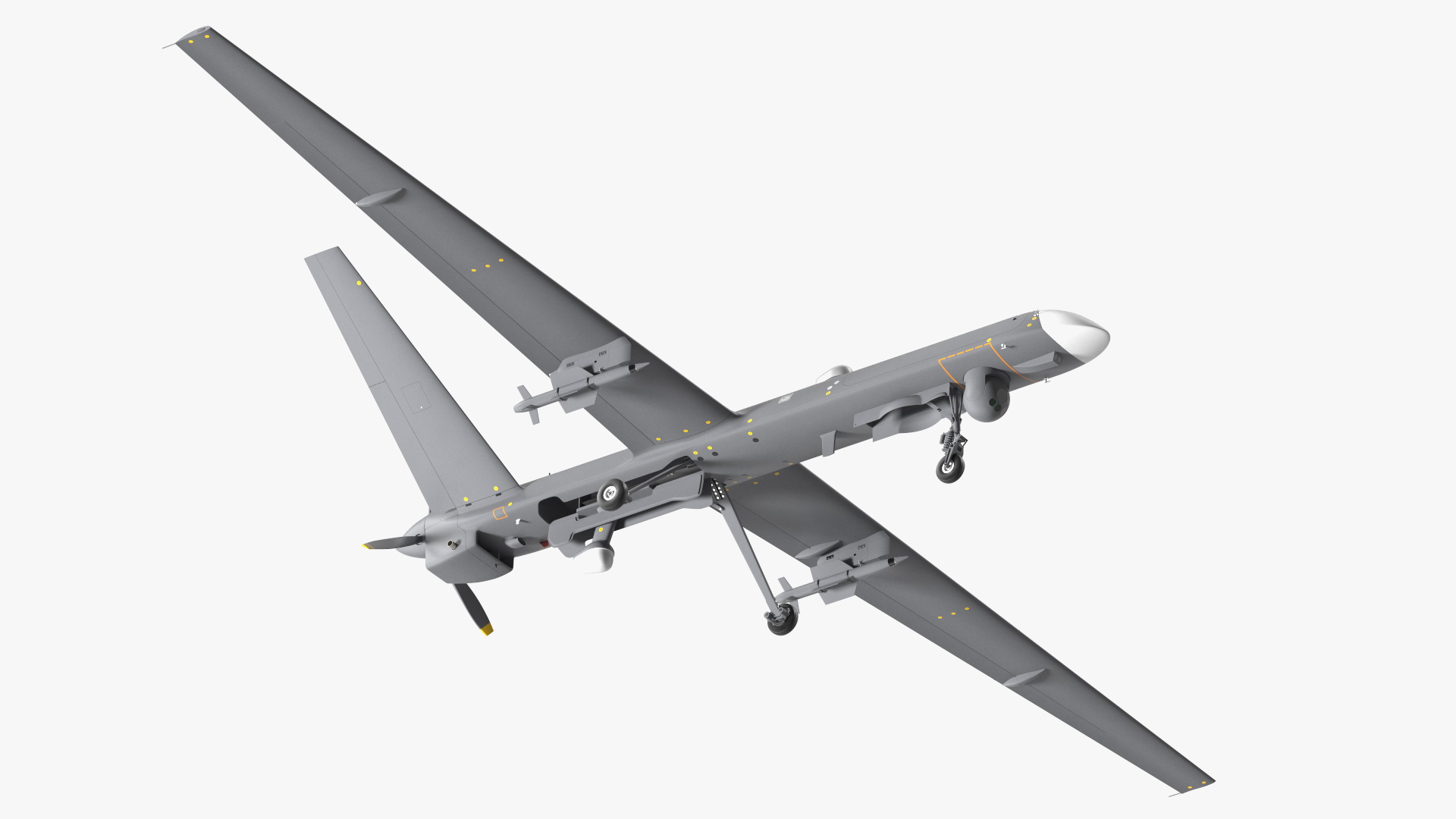 Unmanned Combat Aerial Vehicle Rigged 3D