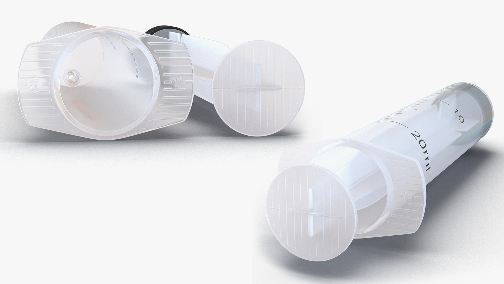 3D Disposable Sterile Syringe 20ml