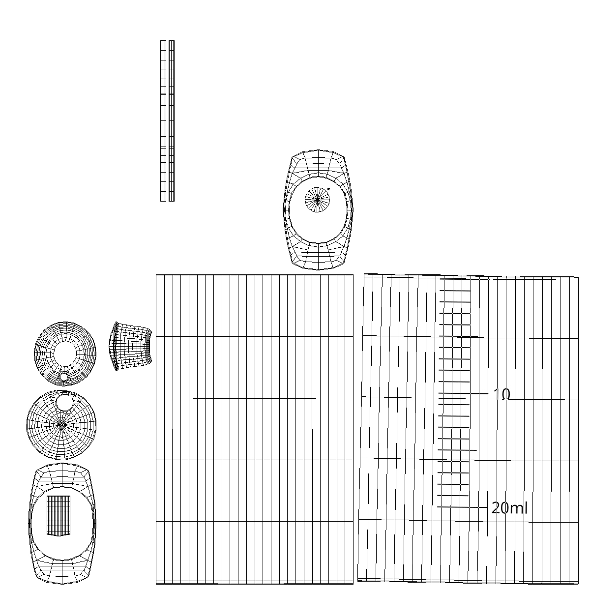 3D Disposable Sterile Syringe 20ml