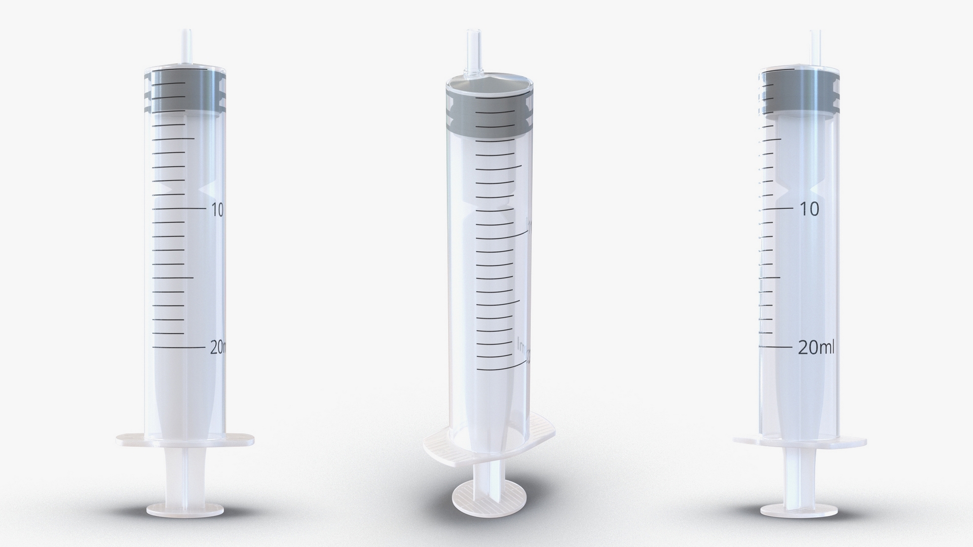 3D Disposable Sterile Syringe 20ml