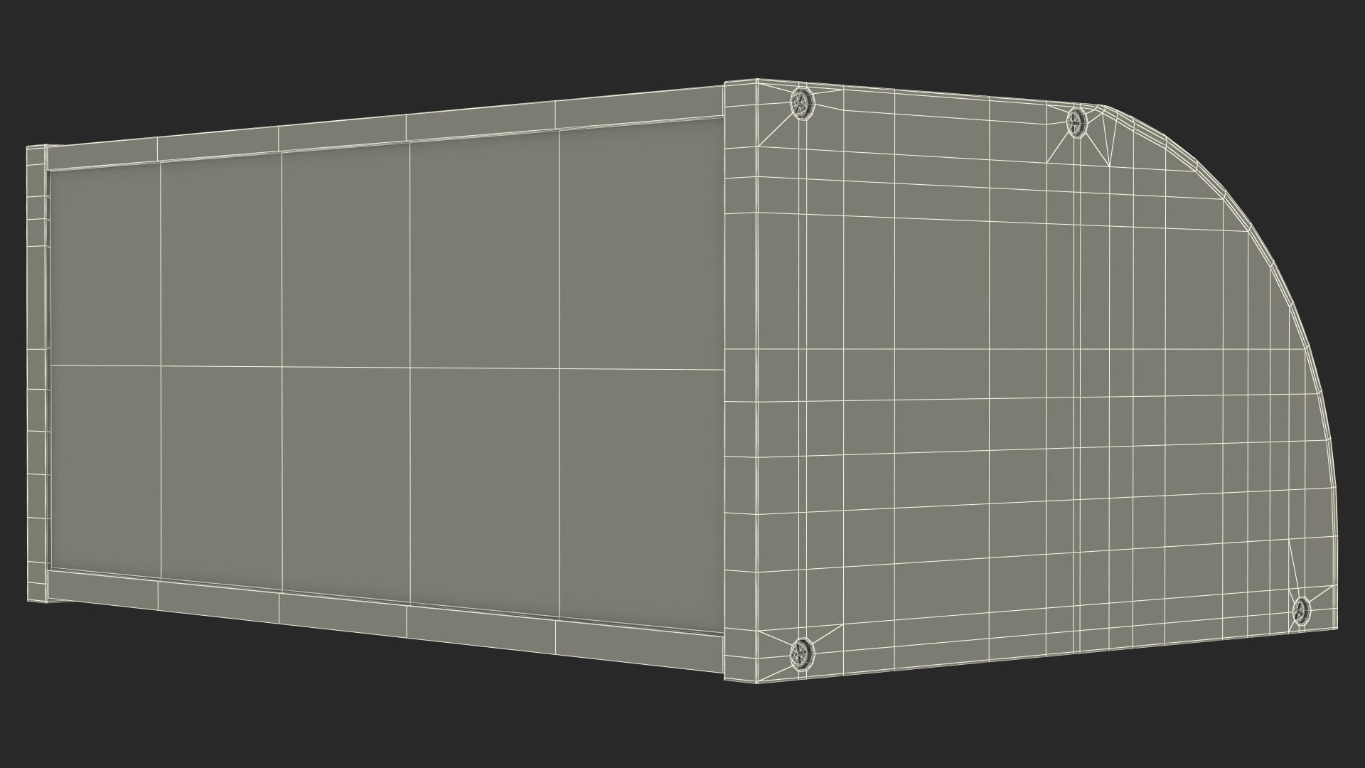 Bread Box Bamboo White 3D