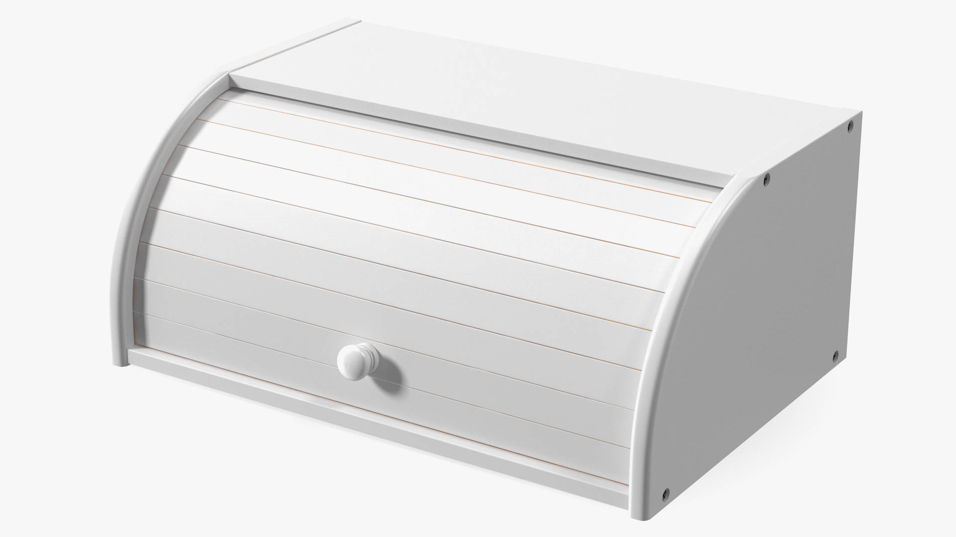 Bread Box Bamboo White 3D