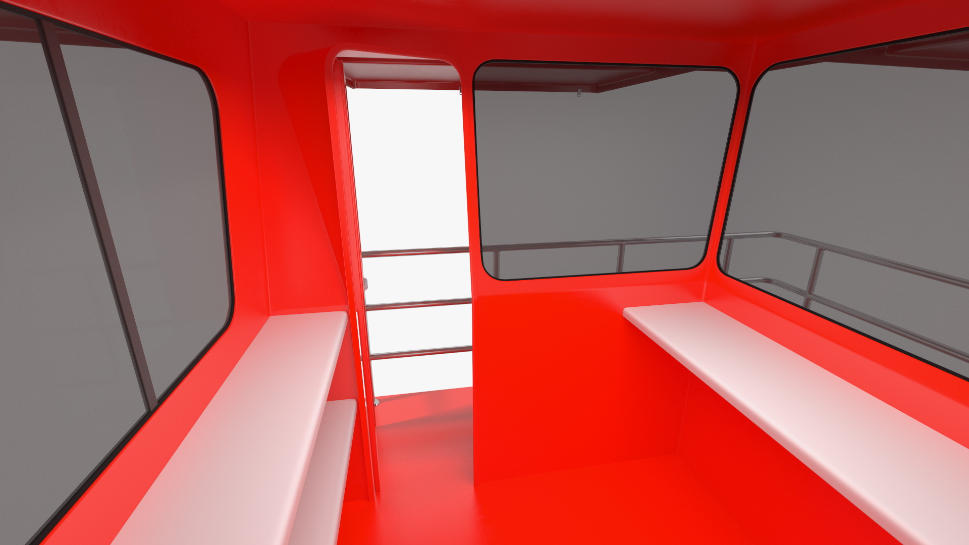 Red House Lifeguard 3D model