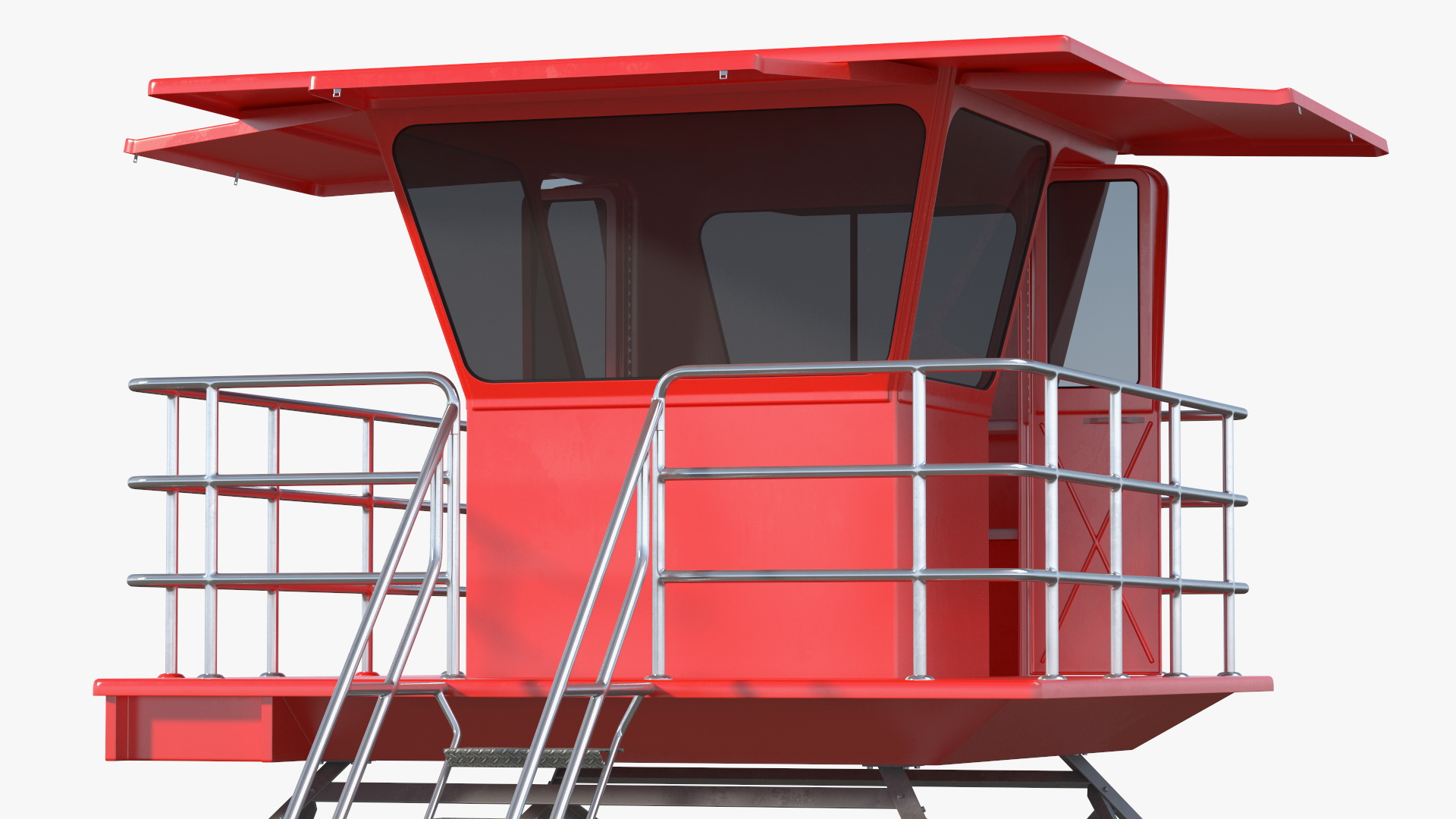 Red House Lifeguard 3D model