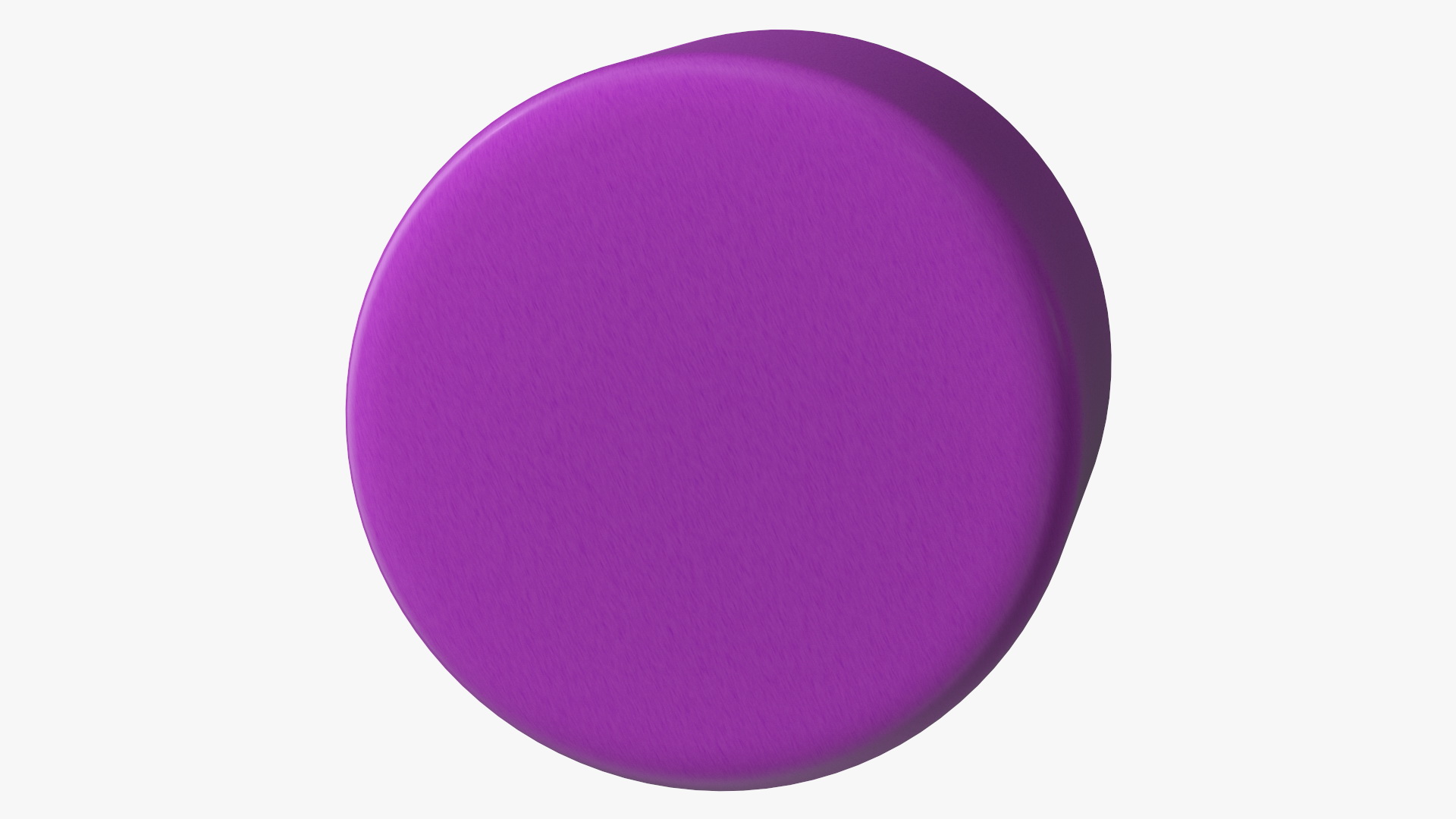 3D Wide Altar Pillar Candle Purple