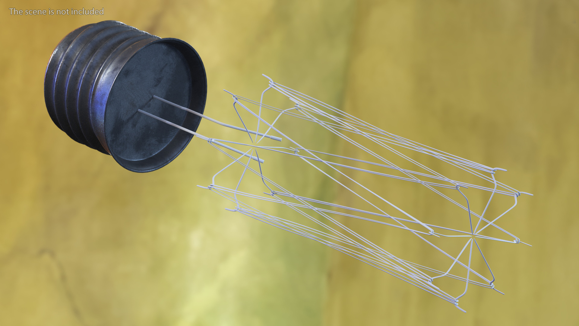 Old Dusty Edison Light Bulb 3D