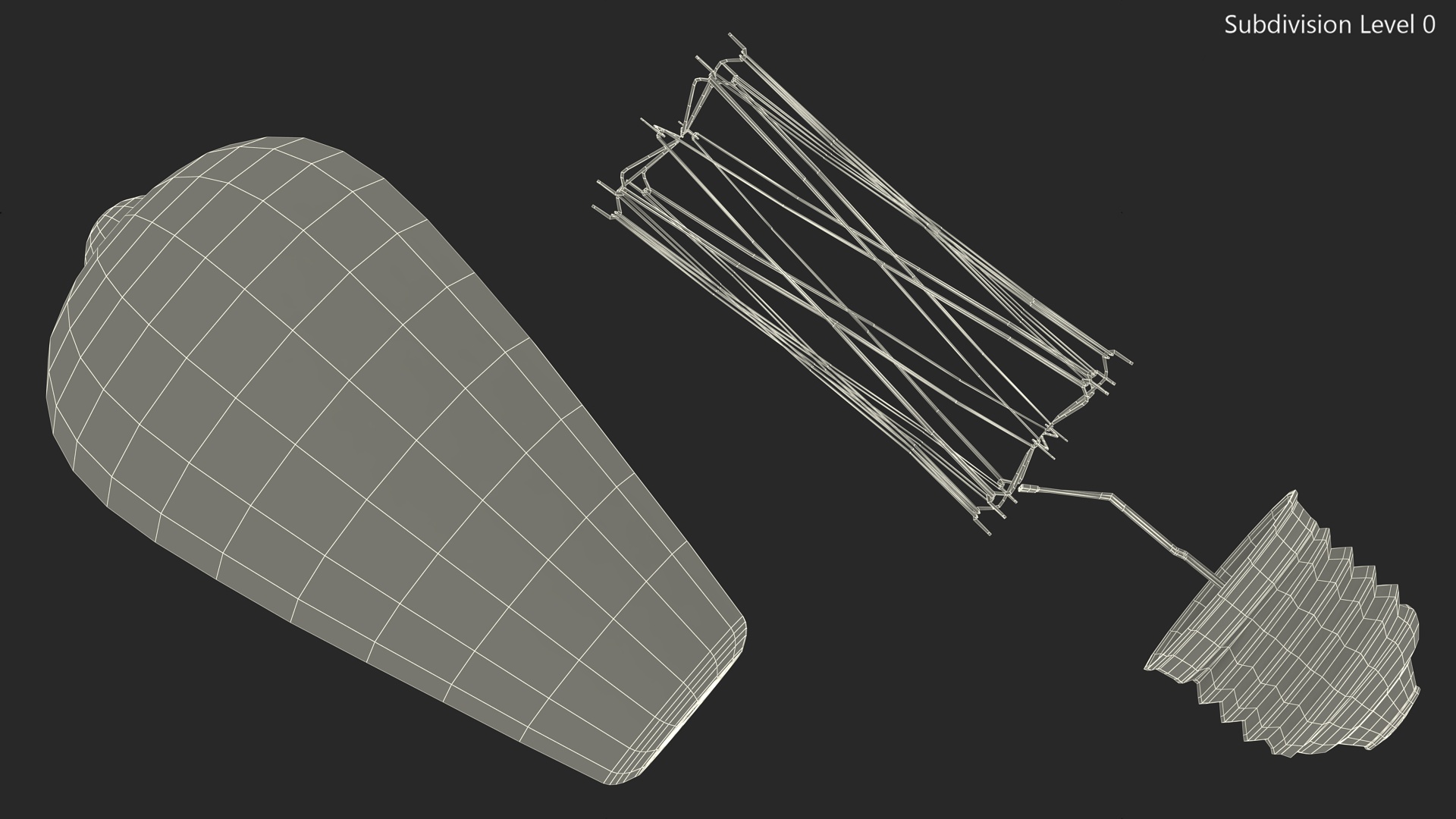 Old Dusty Edison Light Bulb 3D