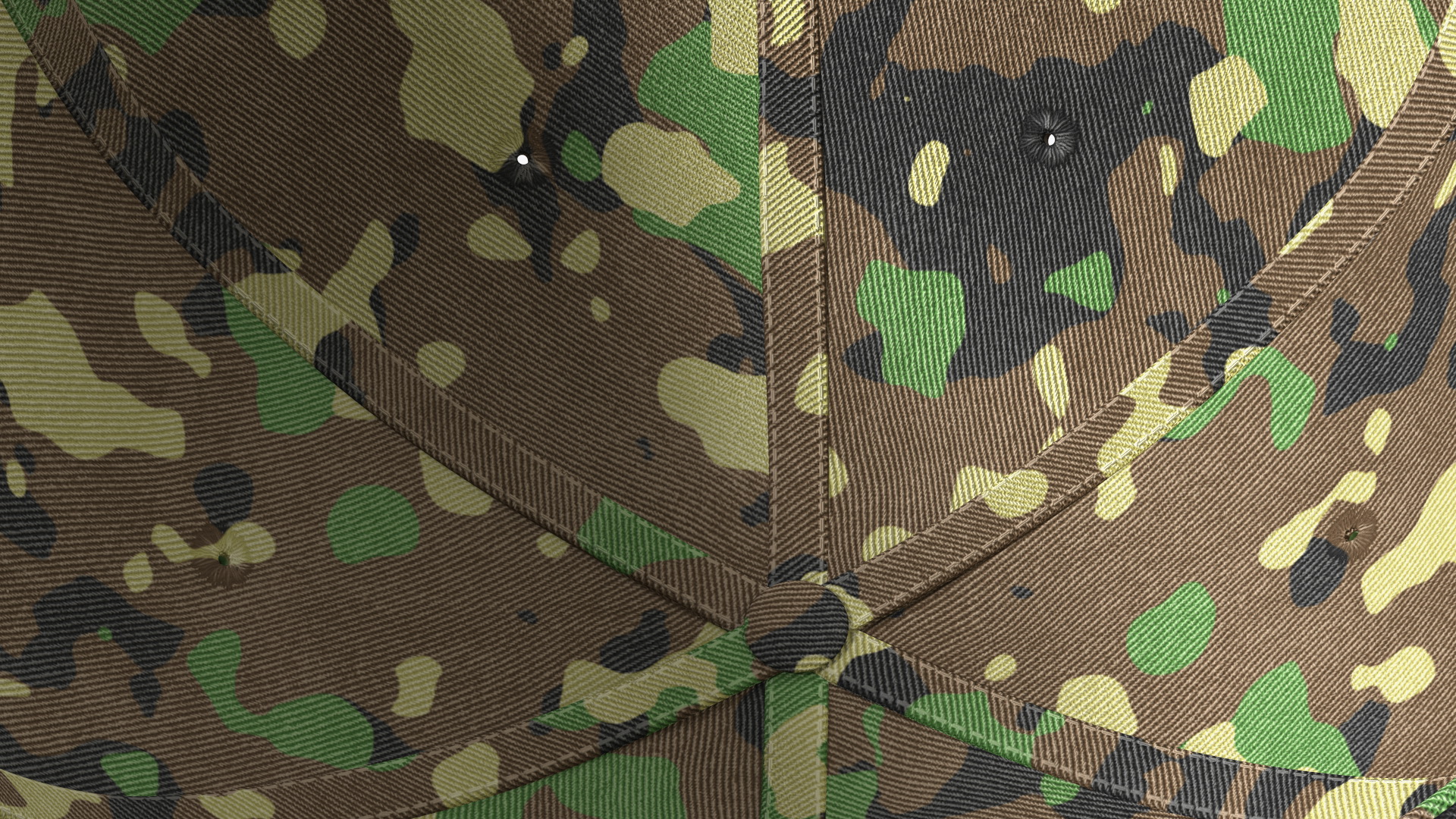 3D Baseball Cap Camouflage model