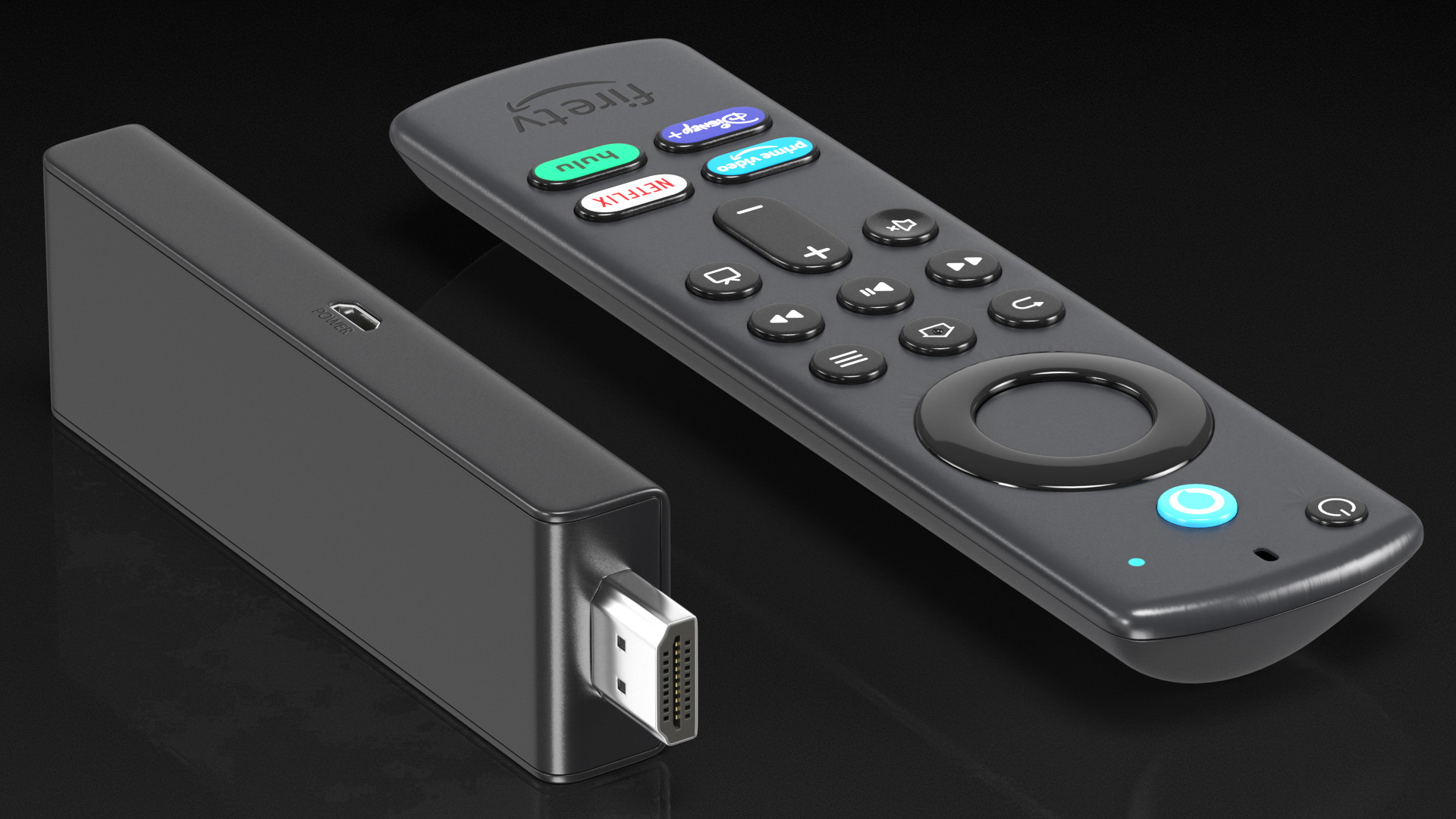3D Amazon Fire TV Stick 3rd Gen with Alexa Voice Remote Set