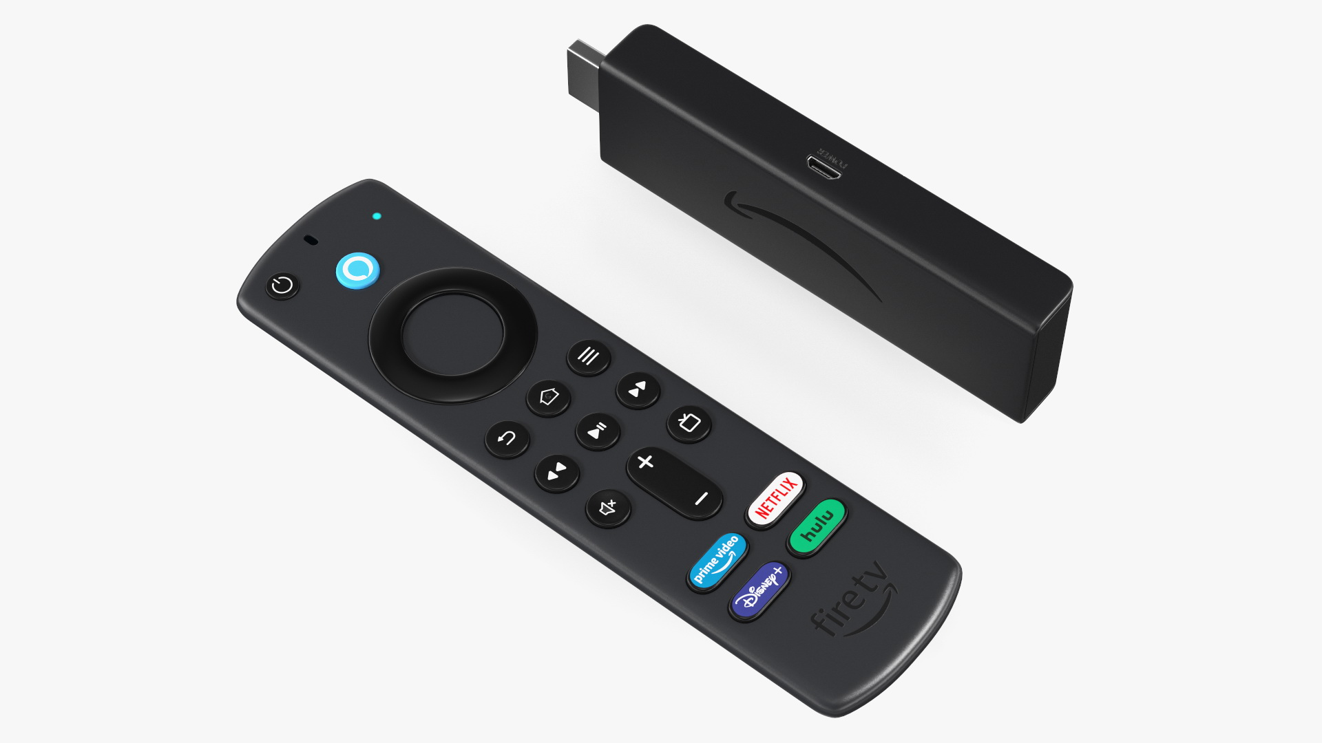 3D Amazon Fire TV Stick 3rd Gen with Alexa Voice Remote Set