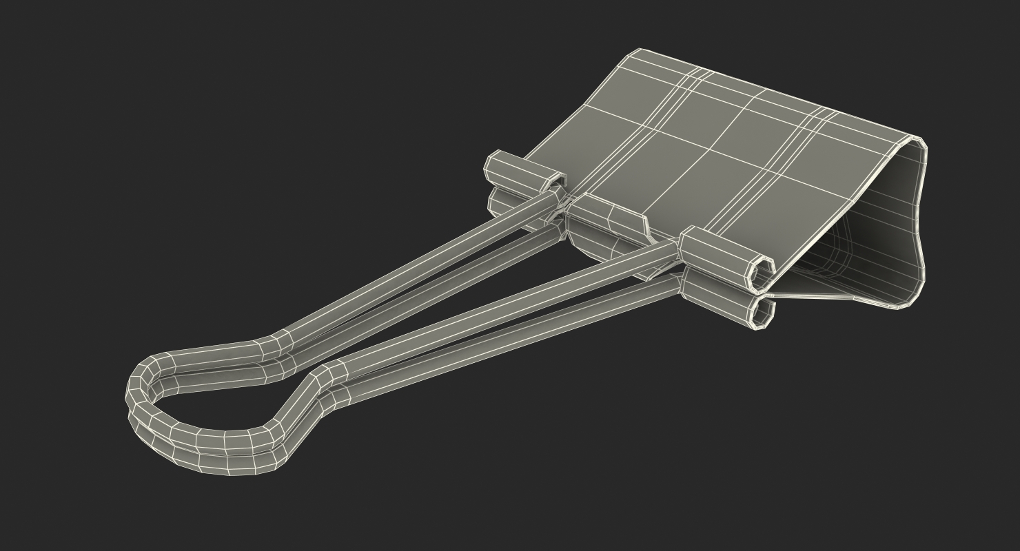 Small Binder Clip 3D