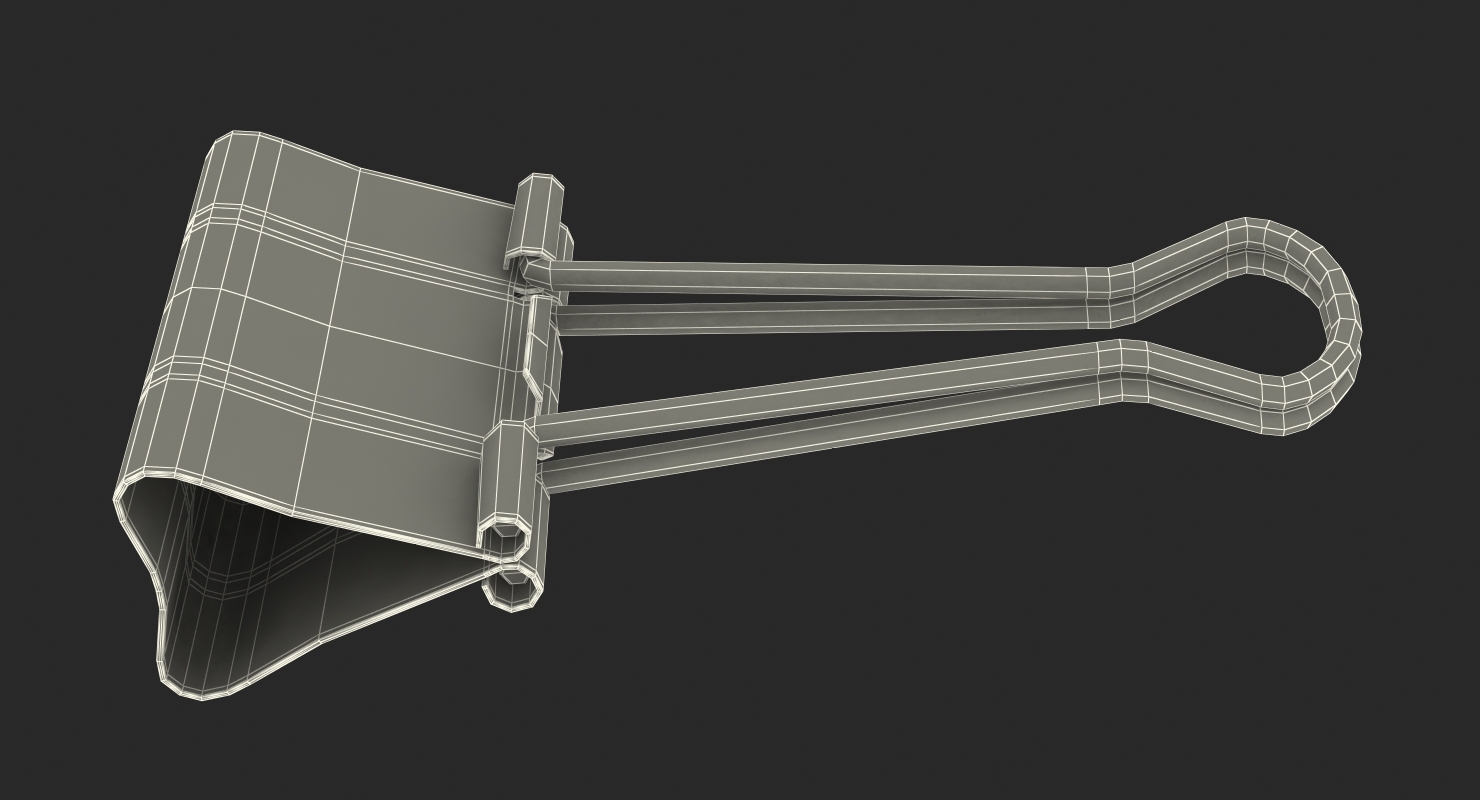Small Binder Clip 3D