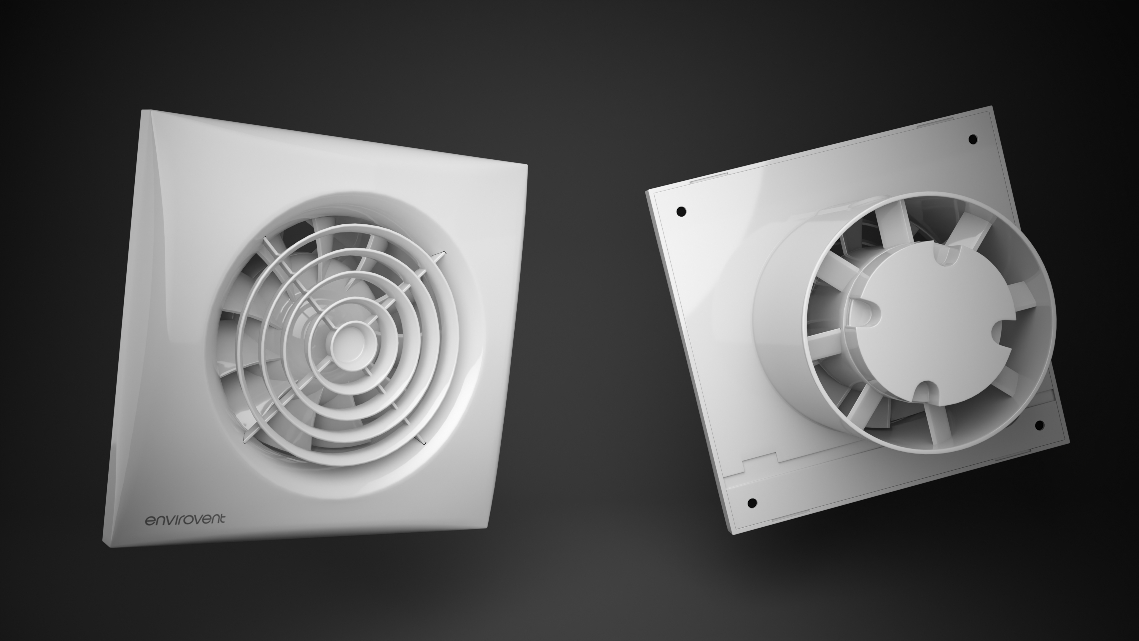 3D Bathroom Extractor Fan EnviroVent model