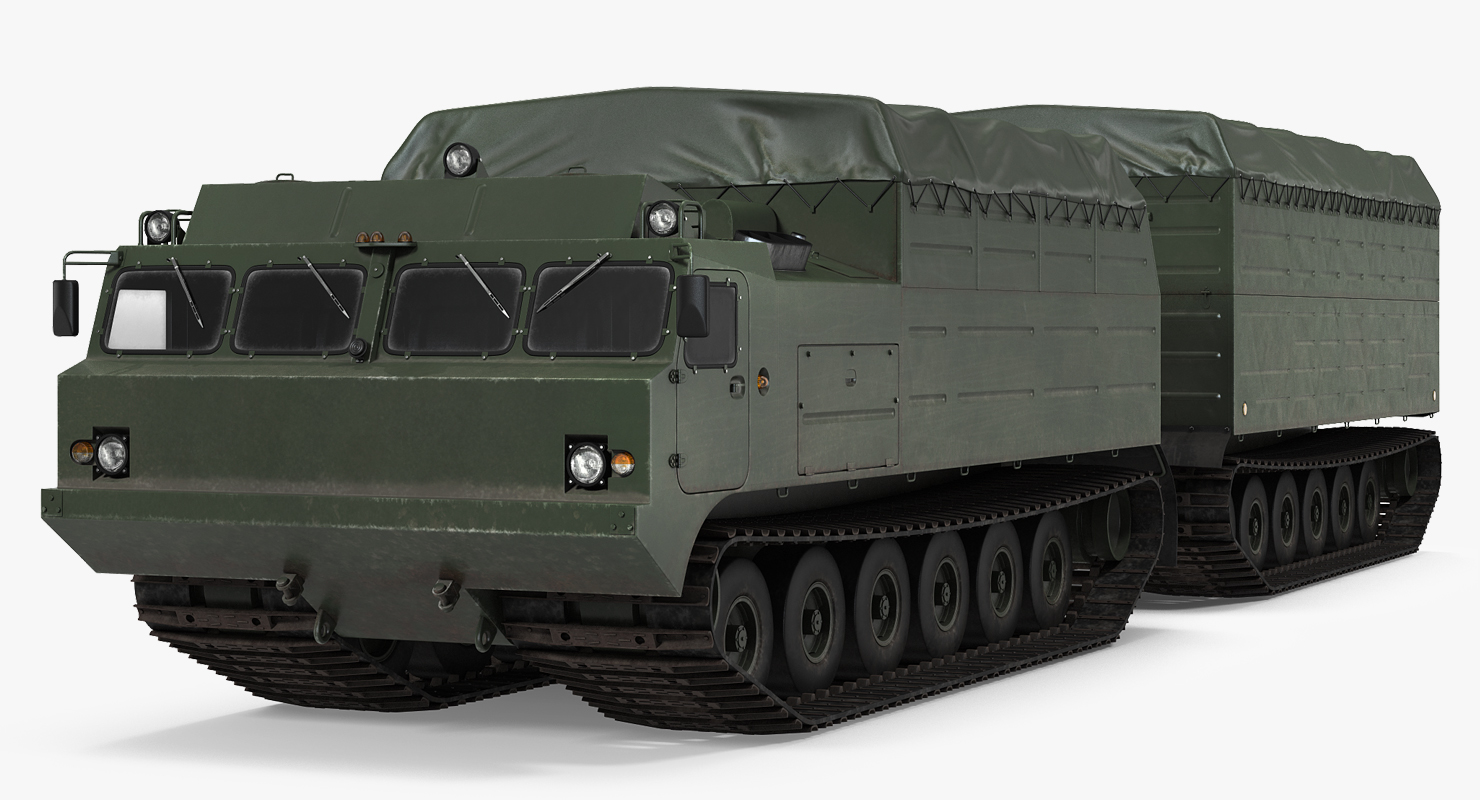 Articulated Tracked Vehicle Vityaz DT 30 ATV 3D model