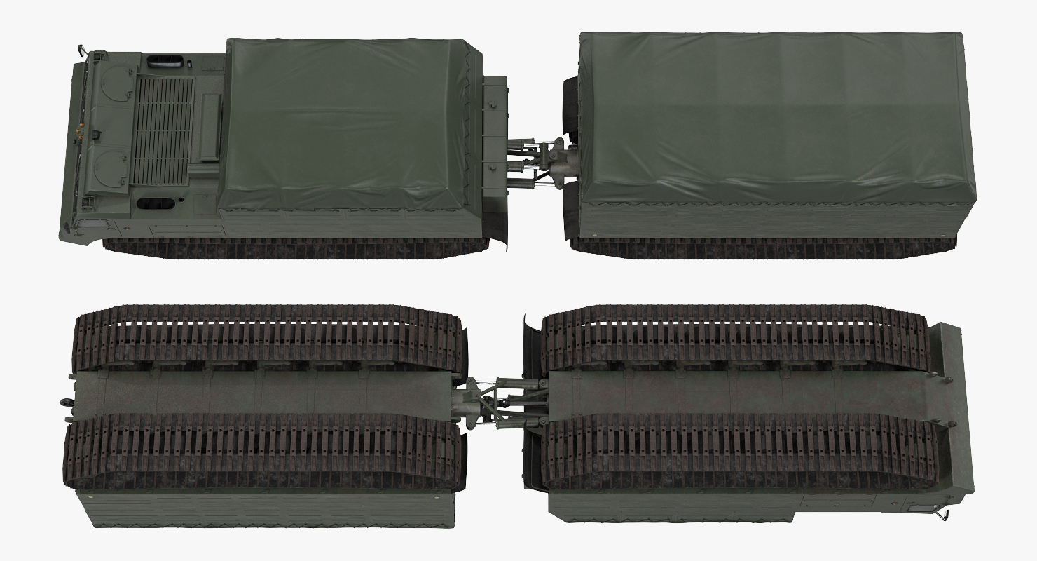 Articulated Tracked Vehicle Vityaz DT 30 ATV 3D model