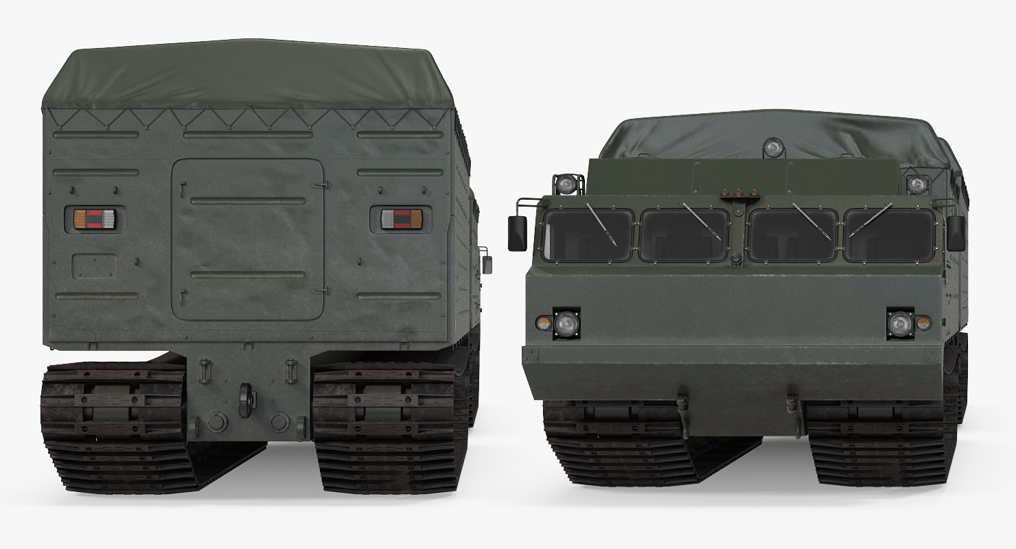 Articulated Tracked Vehicle Vityaz DT 30 ATV 3D model
