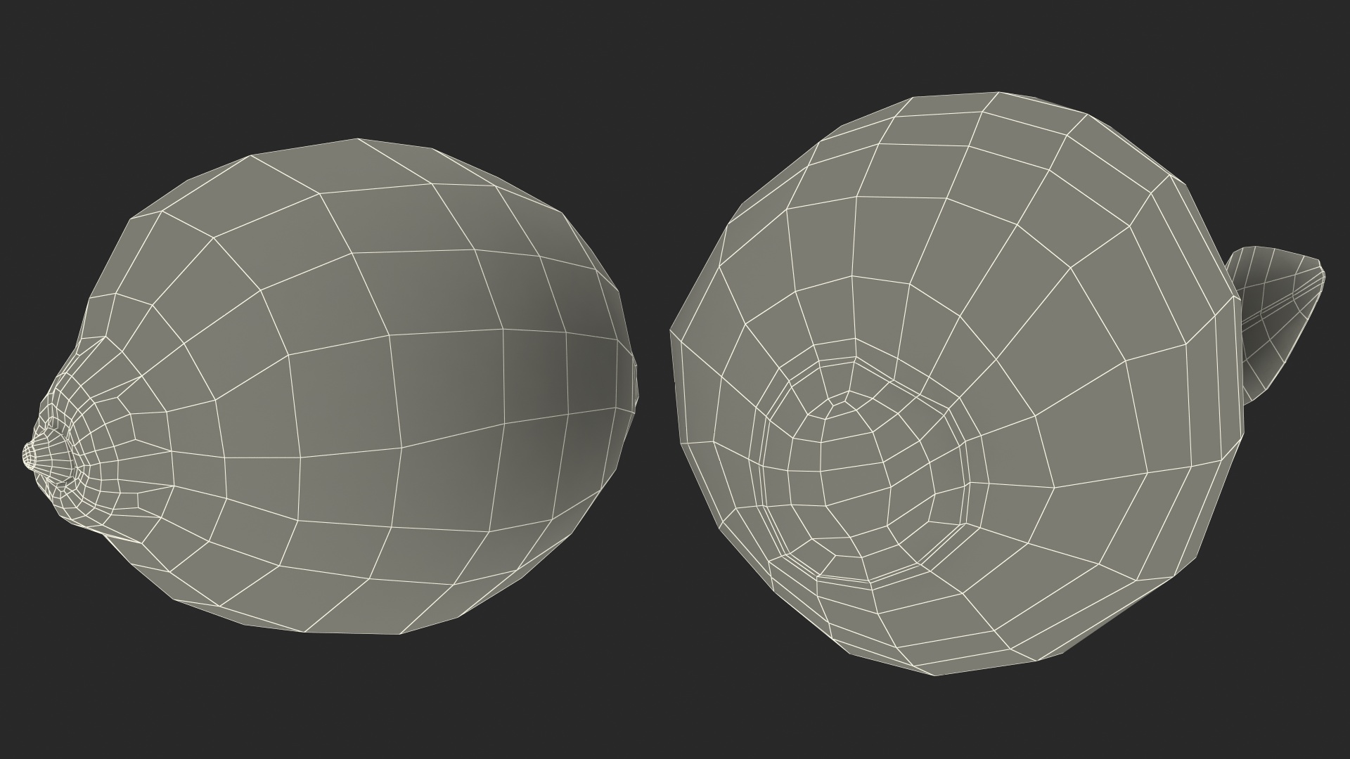 Green and Yellow Lemon 3D