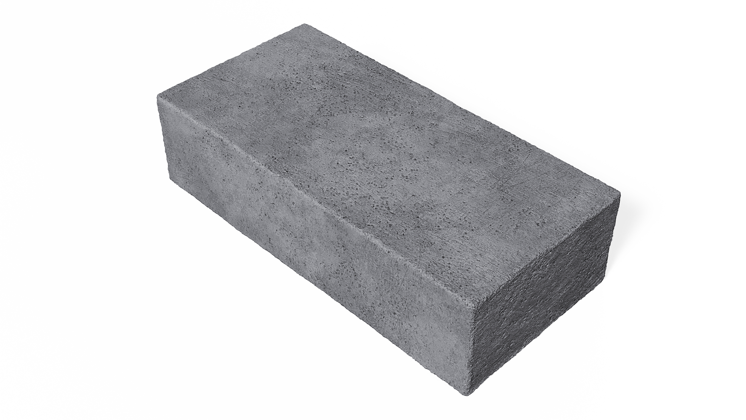 3D Solid Calcium Silicate Brick Carbon Black