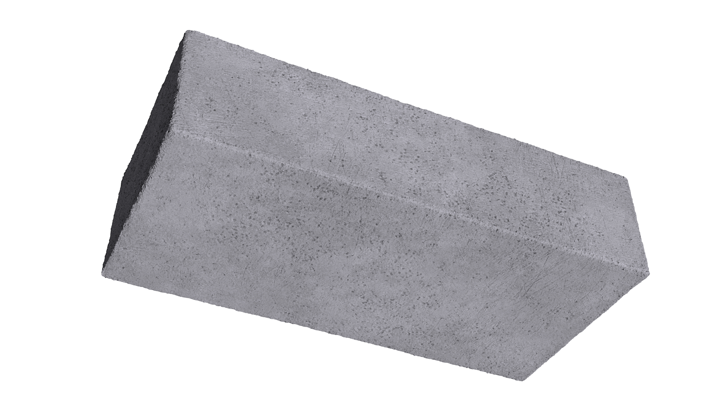 3D Solid Calcium Silicate Brick Carbon Black