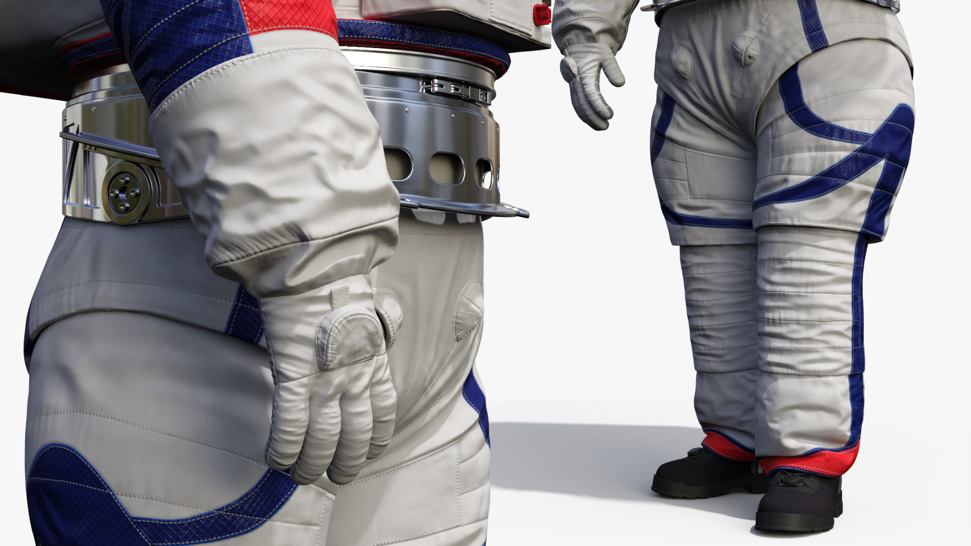 Spacesuit NASA Astronaut xEMU Greetings Pose 3D model