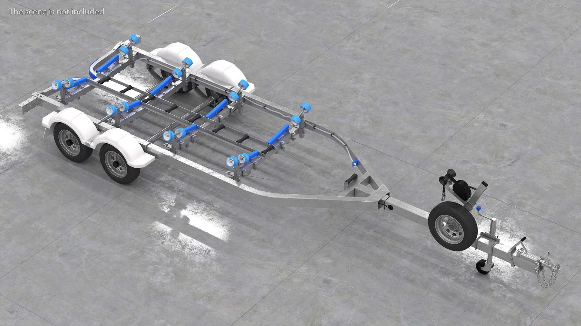 3D model Boat Trailer 7m