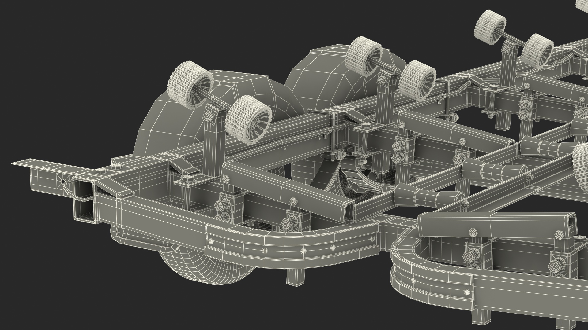 3D model Boat Trailer 7m