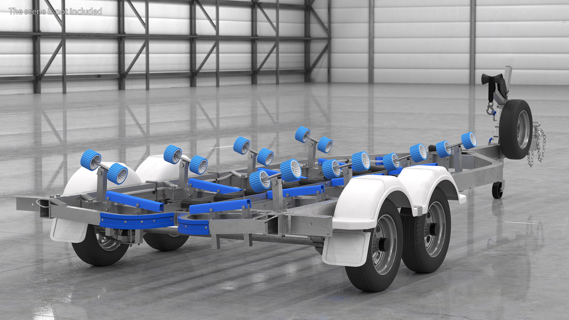 3D model Boat Trailer 7m