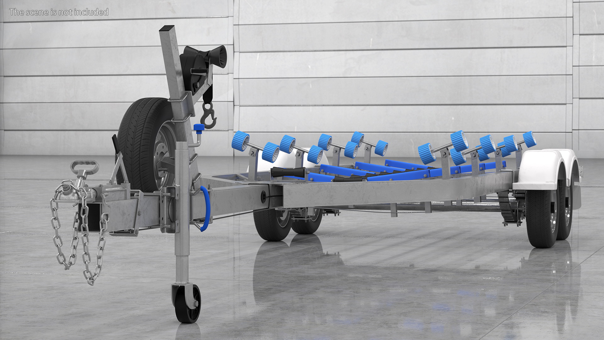 3D model Boat Trailer 7m