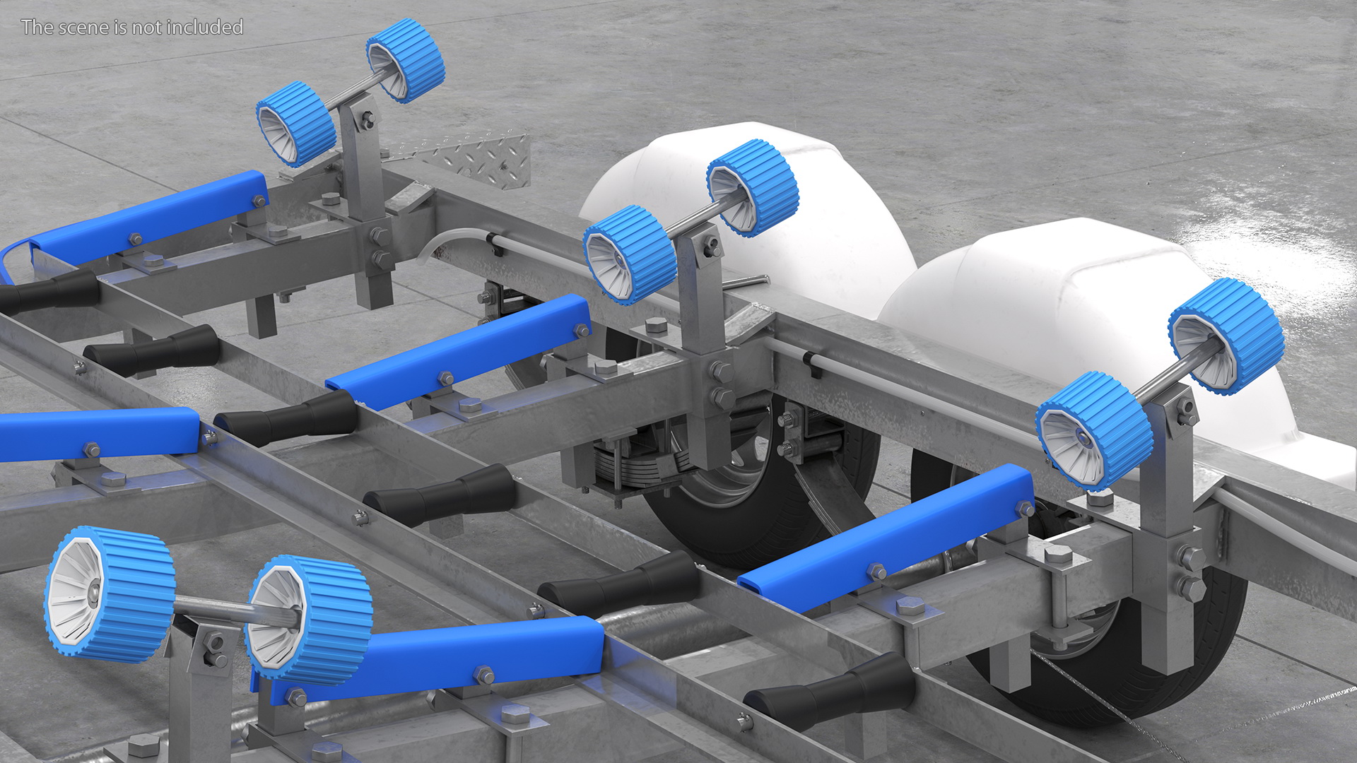3D model Boat Trailer 7m