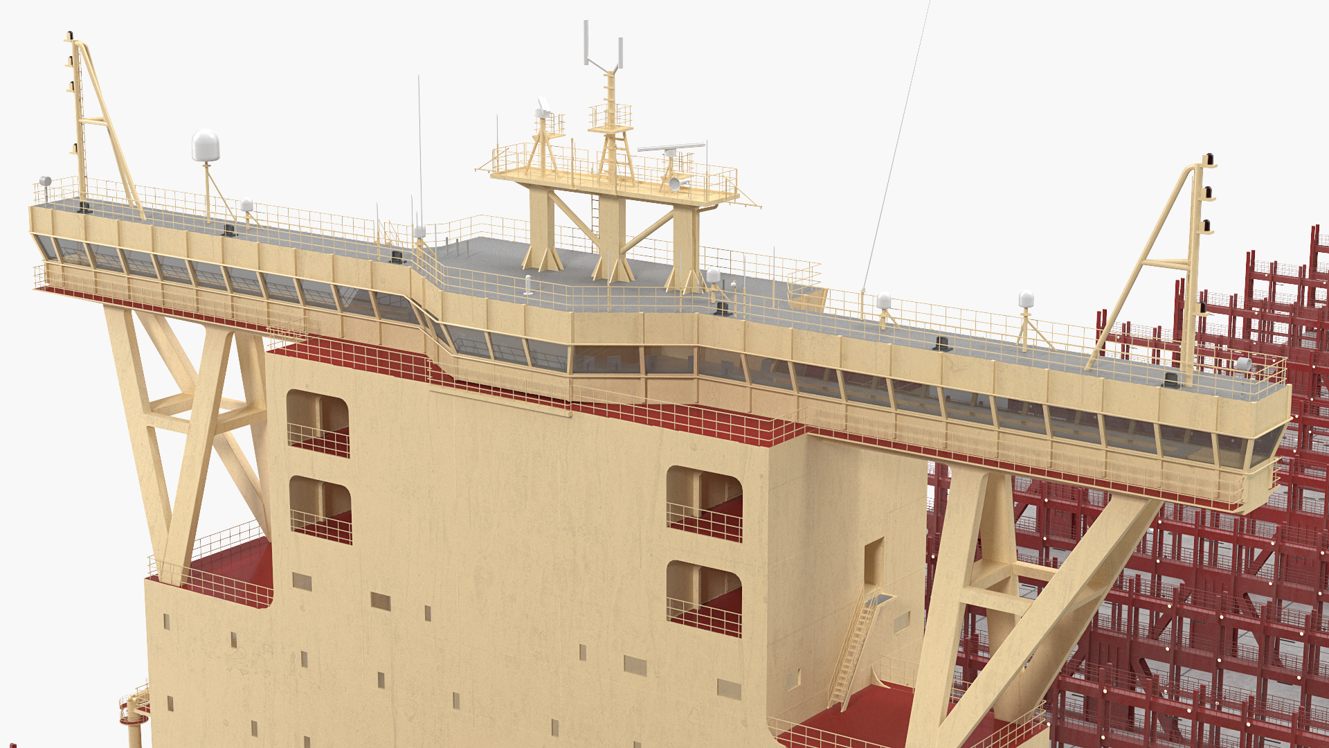 3D Maersk McKinney Moller Container Ship Empty model