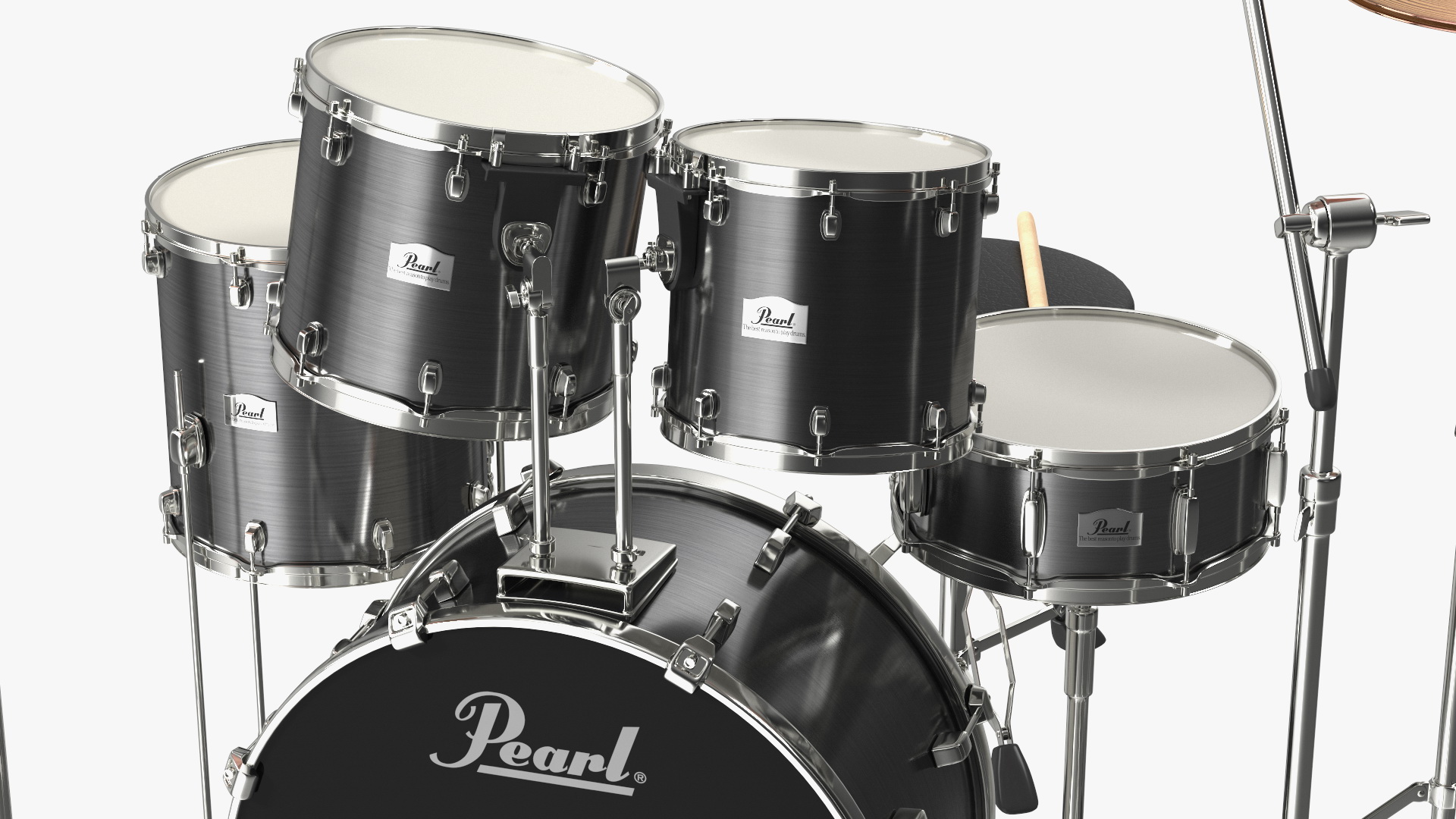 3D Pearl Roadshow Drum Set model