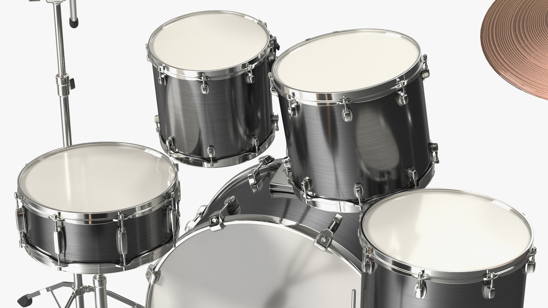 3D Pearl Roadshow Drum Set model