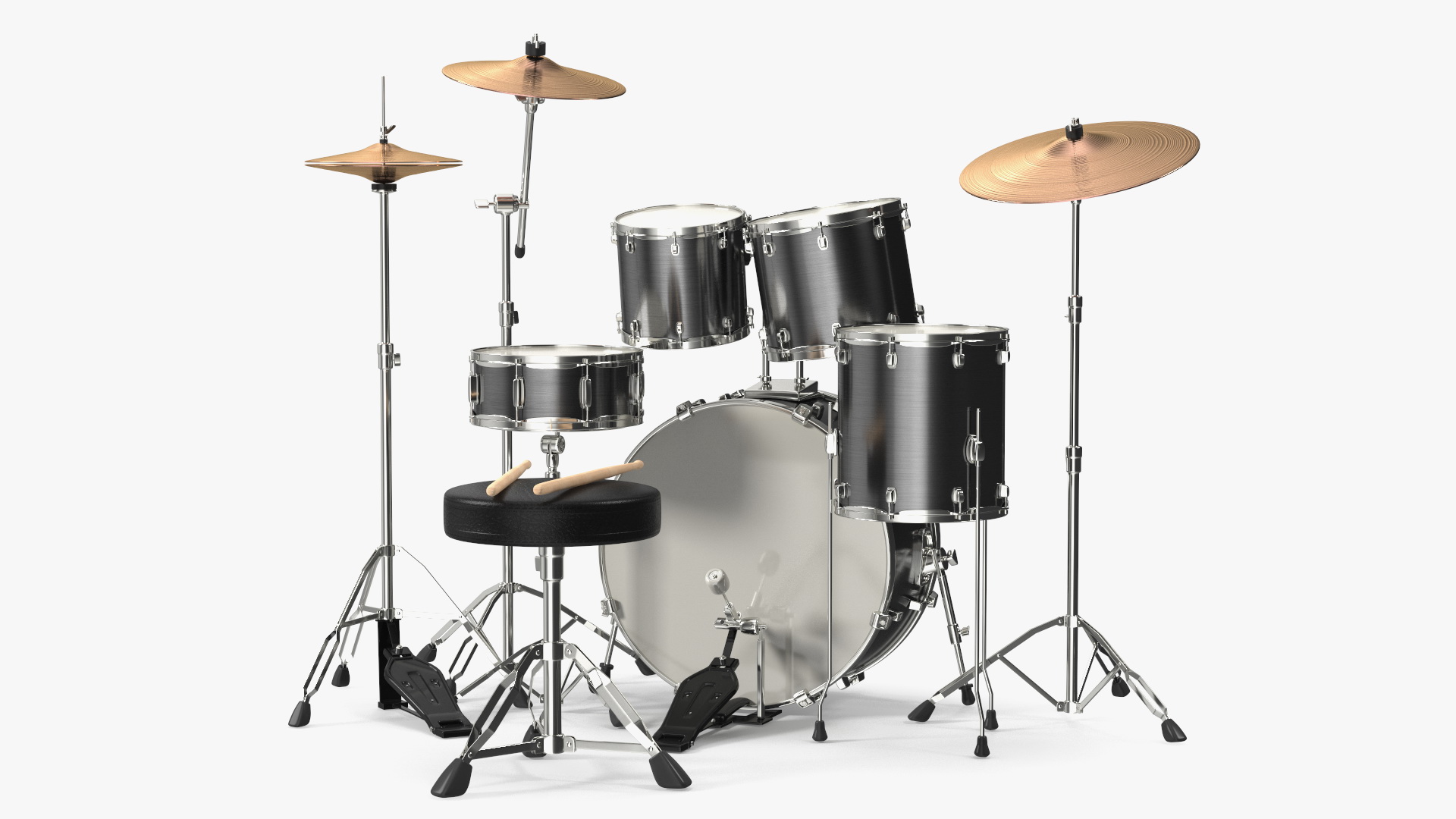 3D Pearl Roadshow Drum Set model