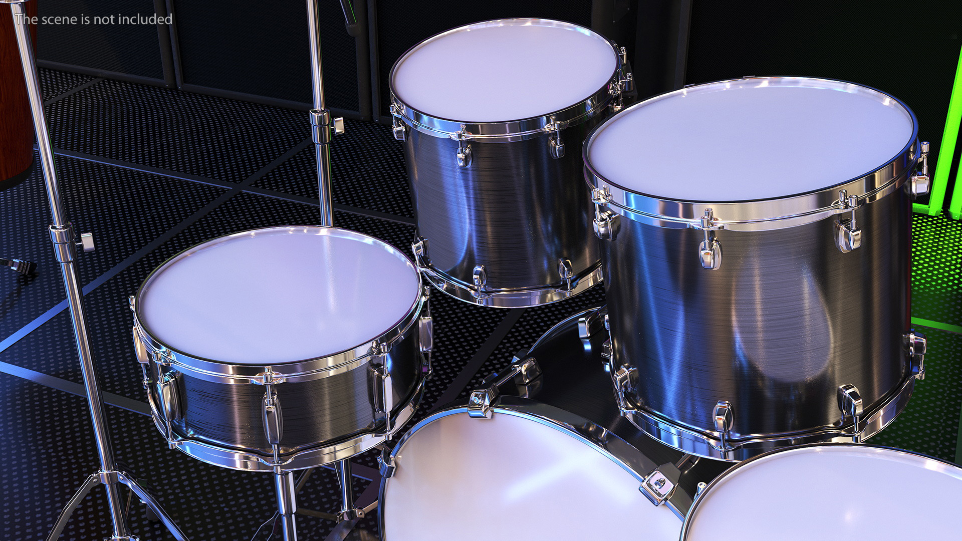 3D Pearl Roadshow Drum Set model