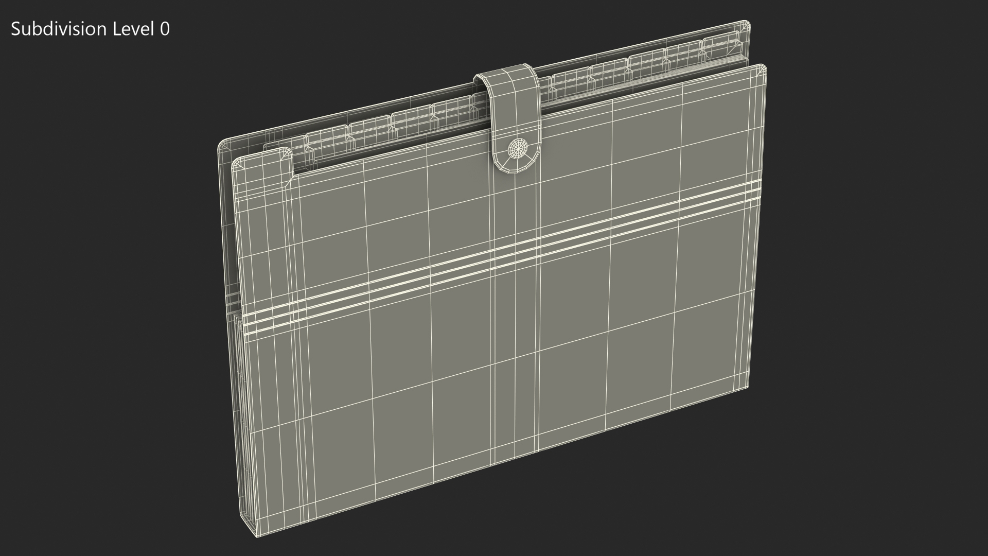 3D Plastic Expanding File Folder Closed Blue