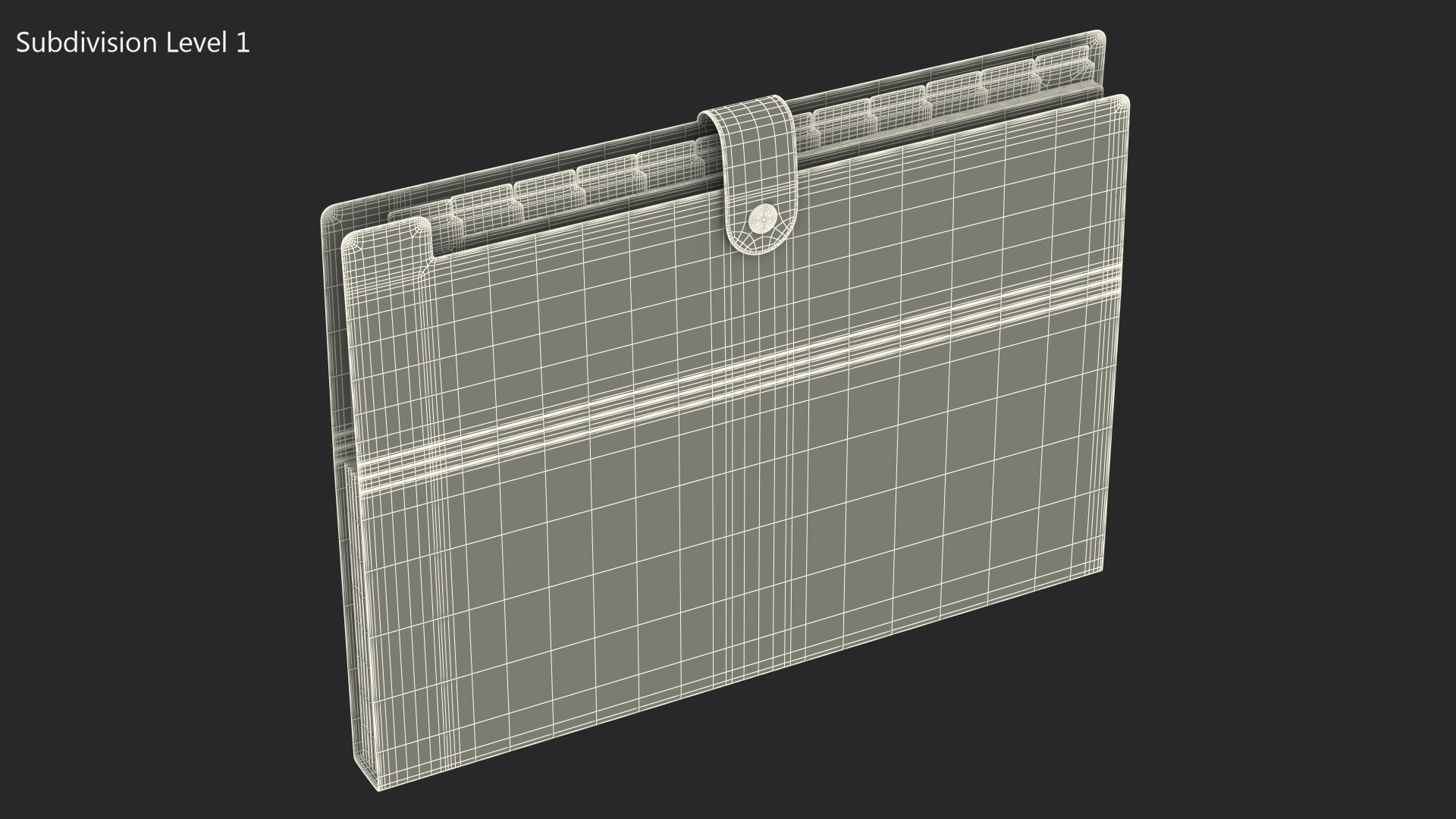3D Plastic Expanding File Folder Closed Blue