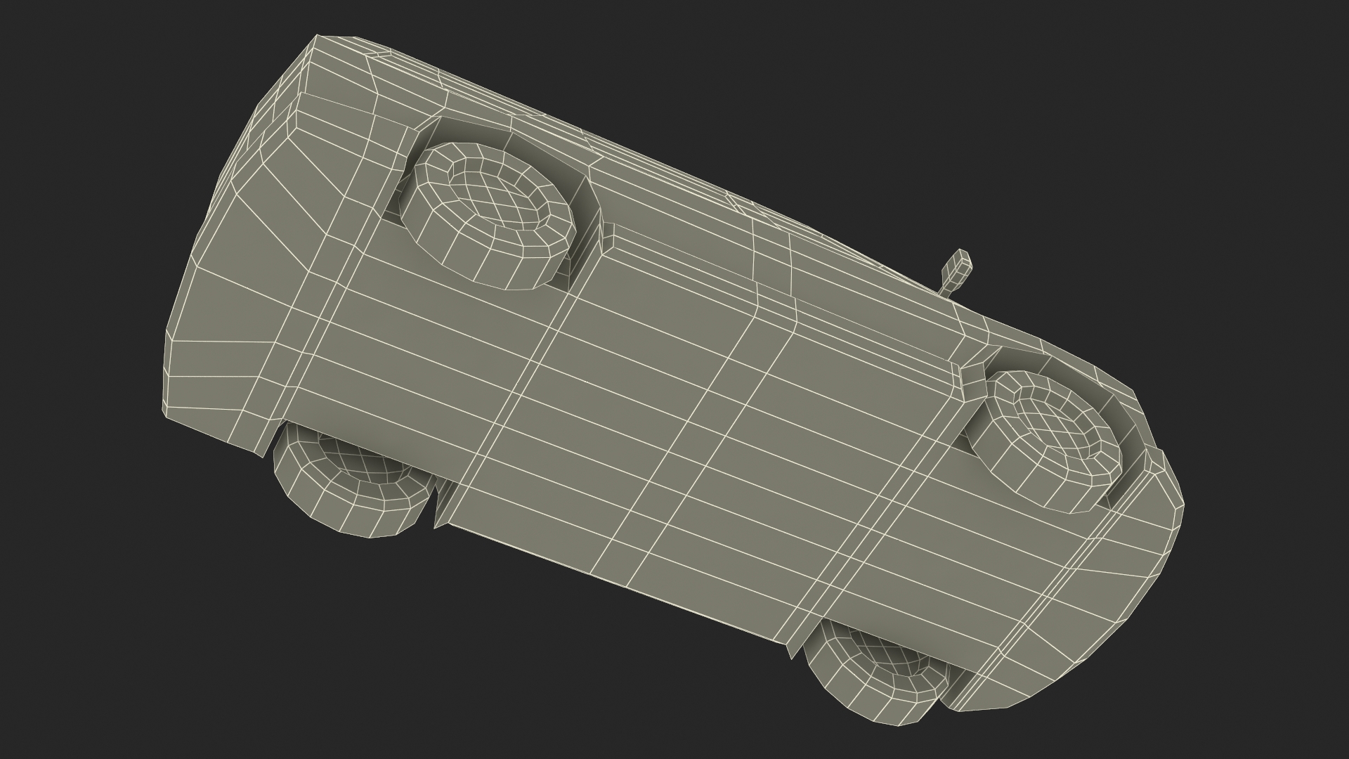 Low Poly Stylized Model SUV 3D